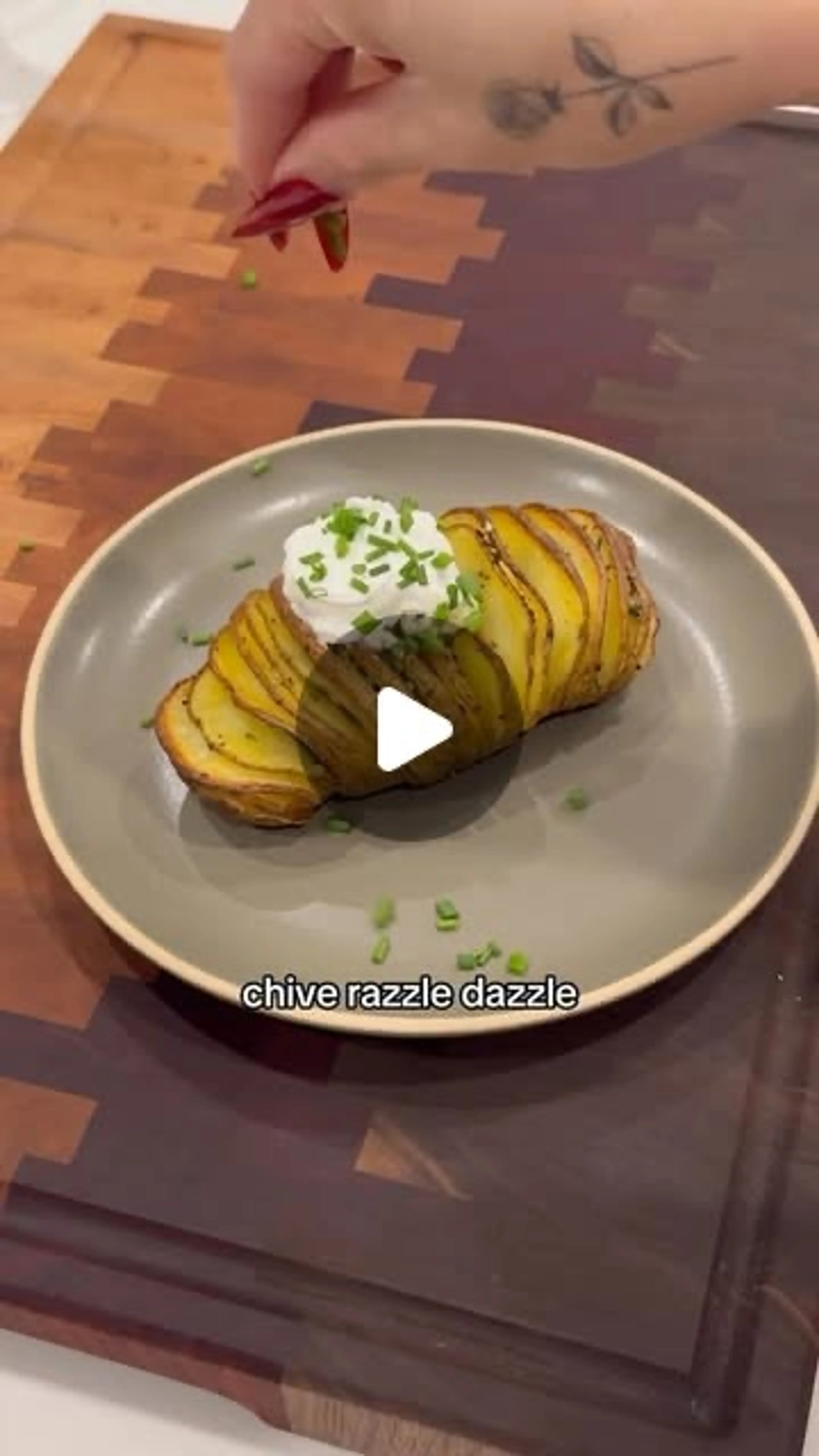 Hassle Back Potatoes