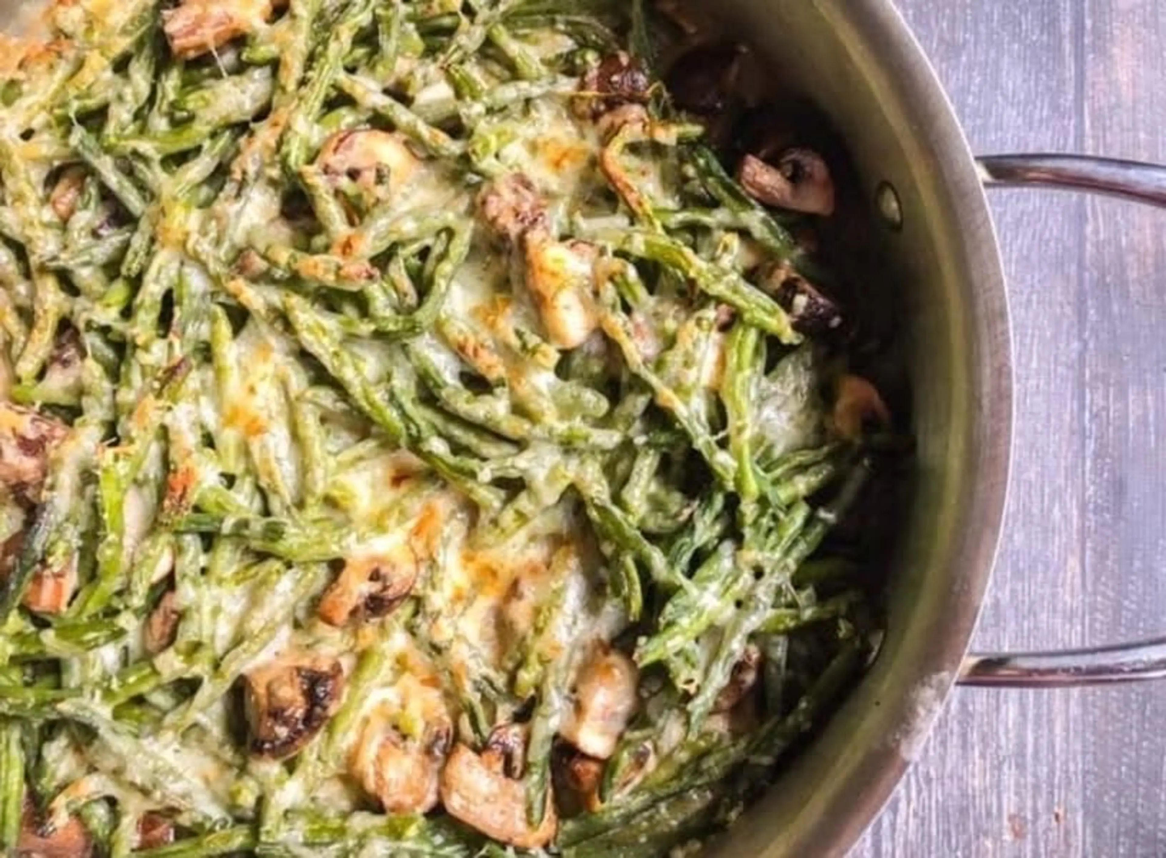 Healthier Green Bean Casserole