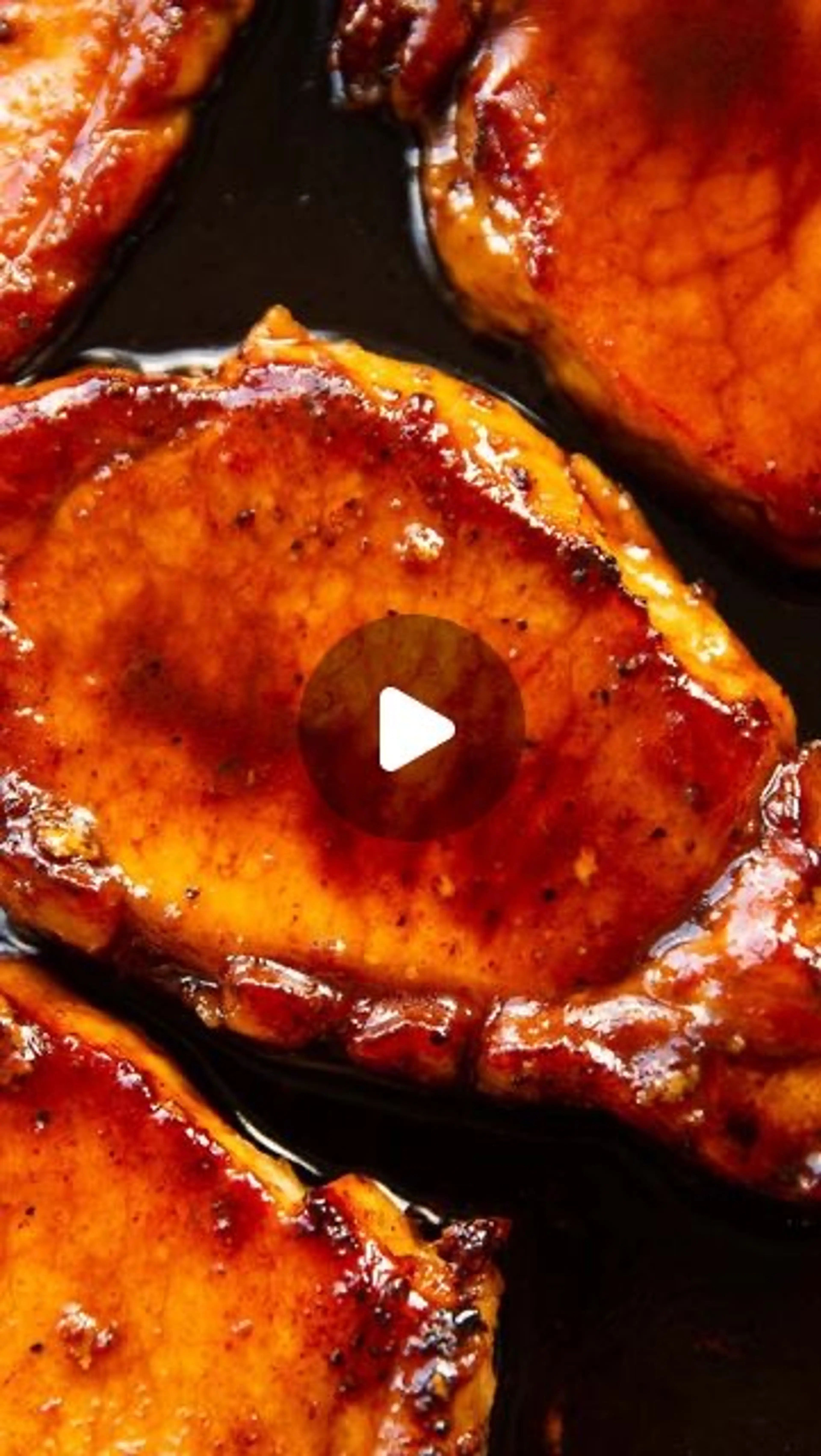Pan Seared Glazed Pork Chops