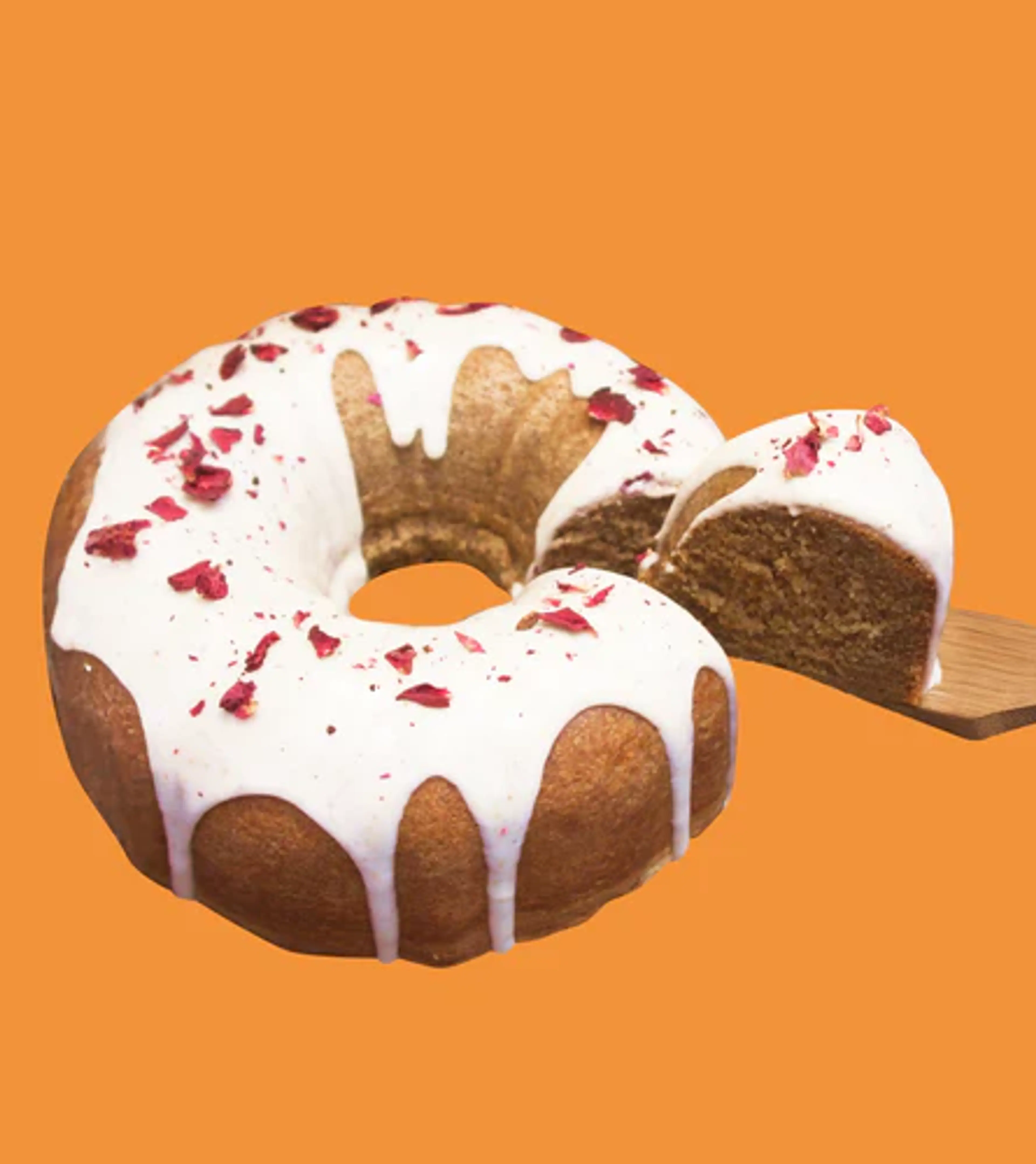 Rose Masala Chai Spiced Bundt Cake