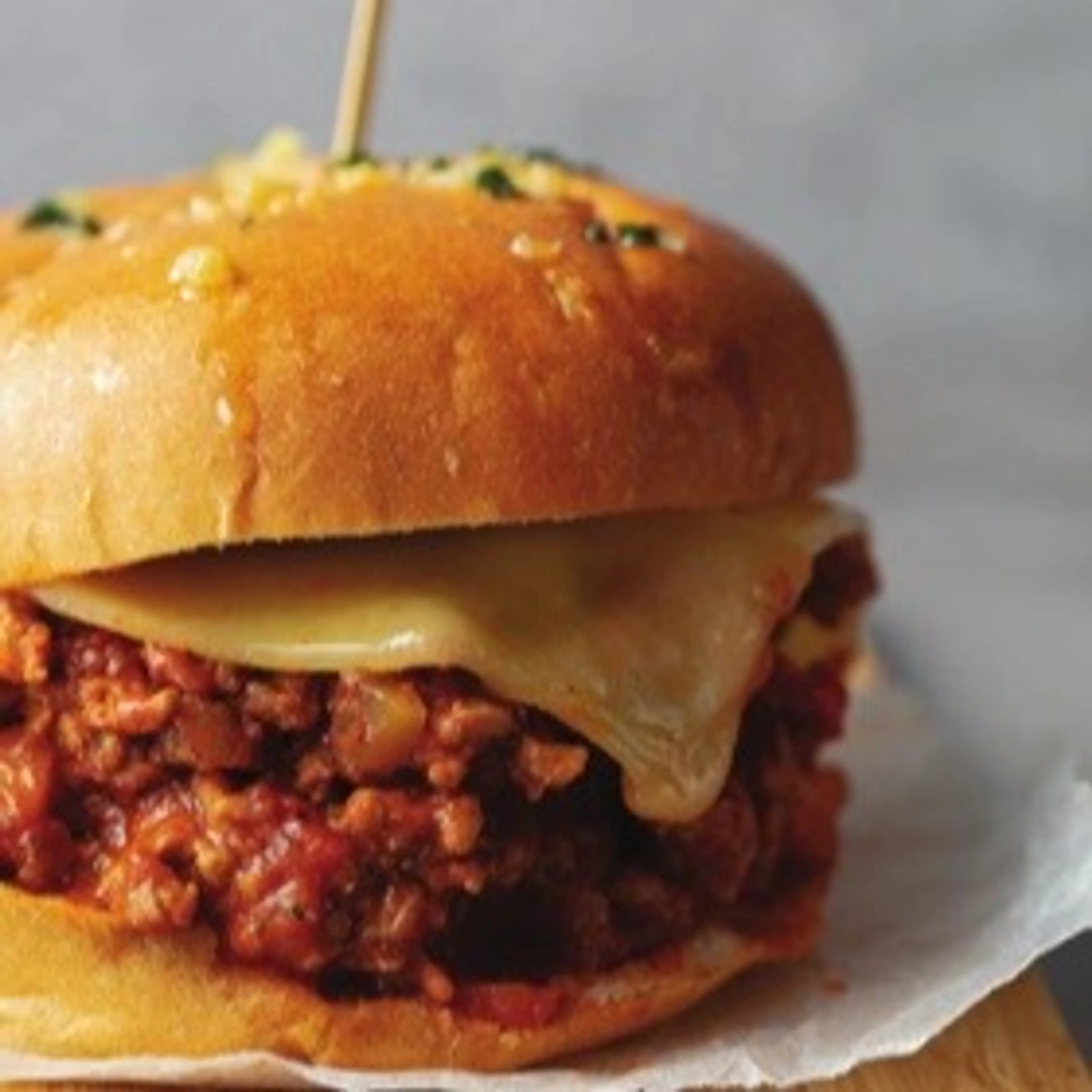 Garlic bread Bolognese Sloppy Joes