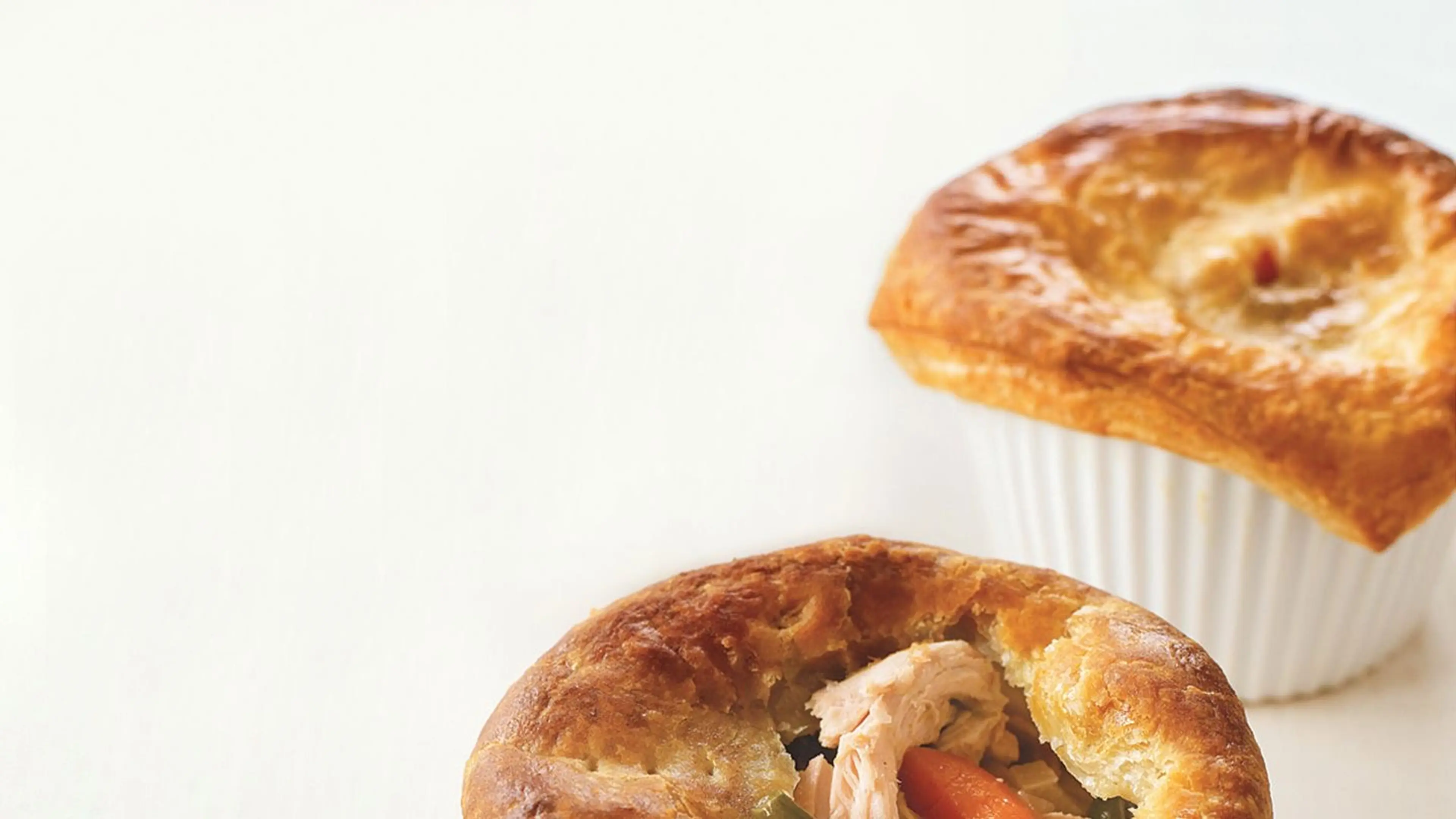 Mini Chicken Pot Pies with Bacon and Marjoram