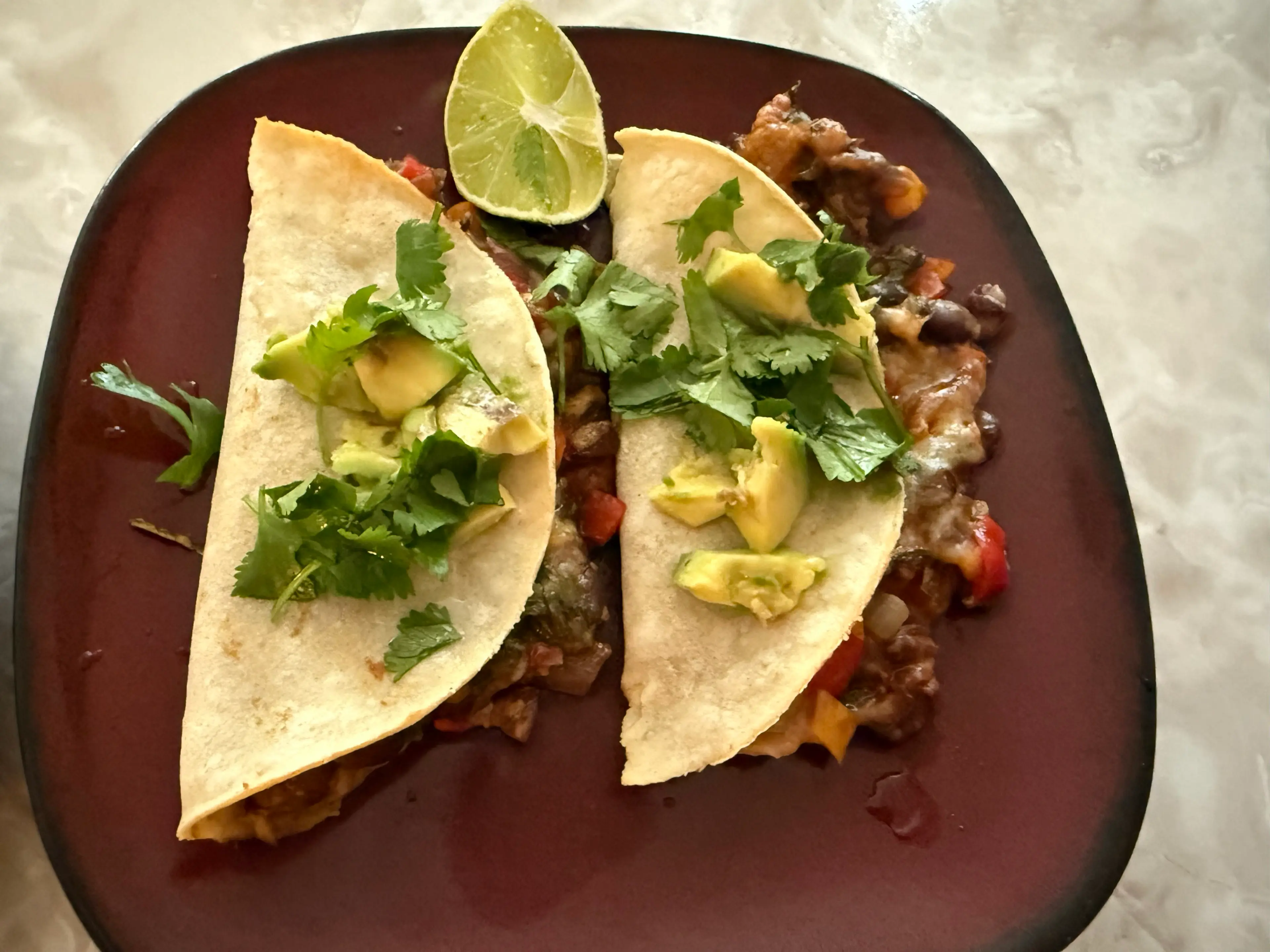 Baked Black Bean Tacos