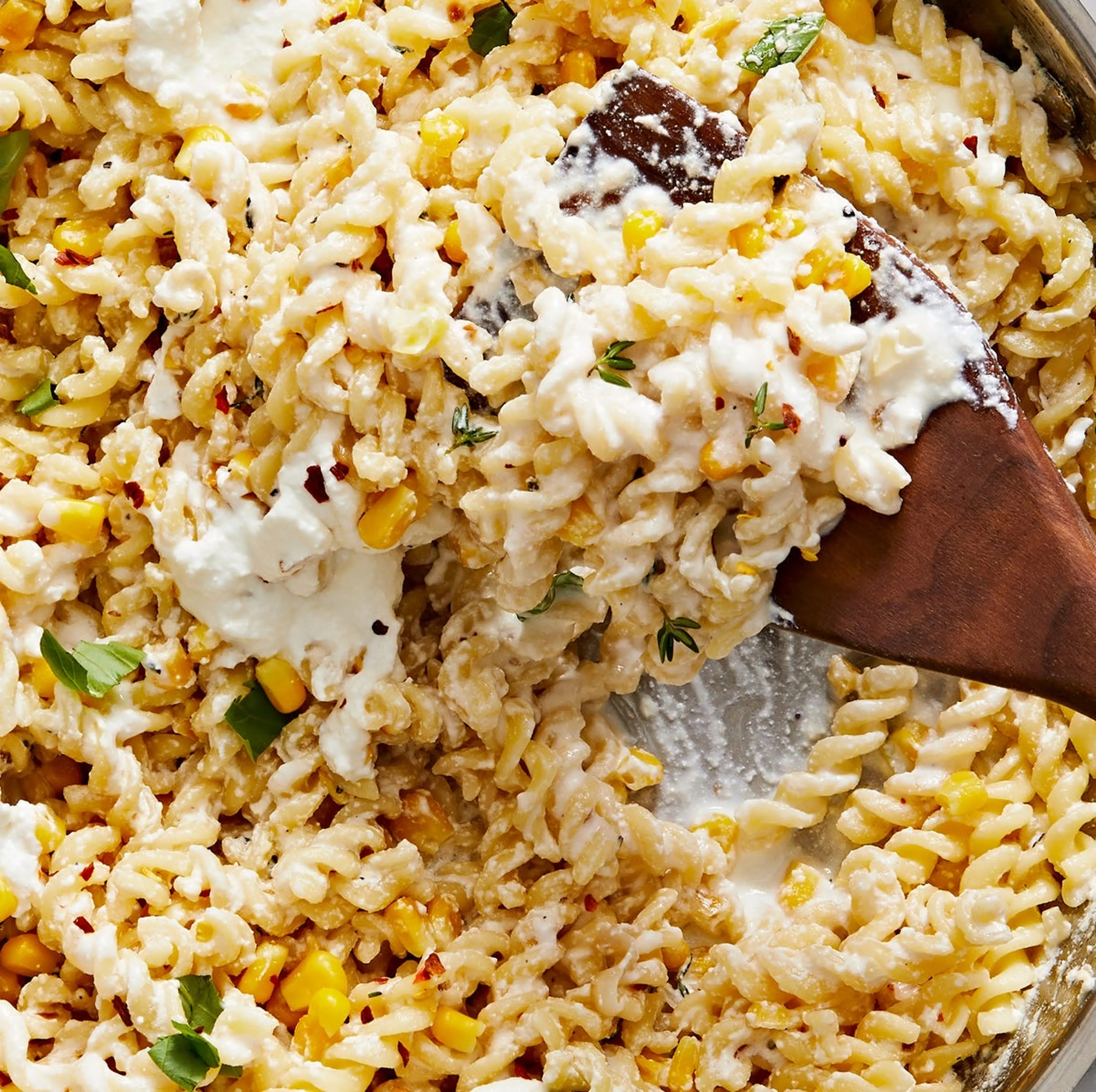 Corn & Ricotta Pasta