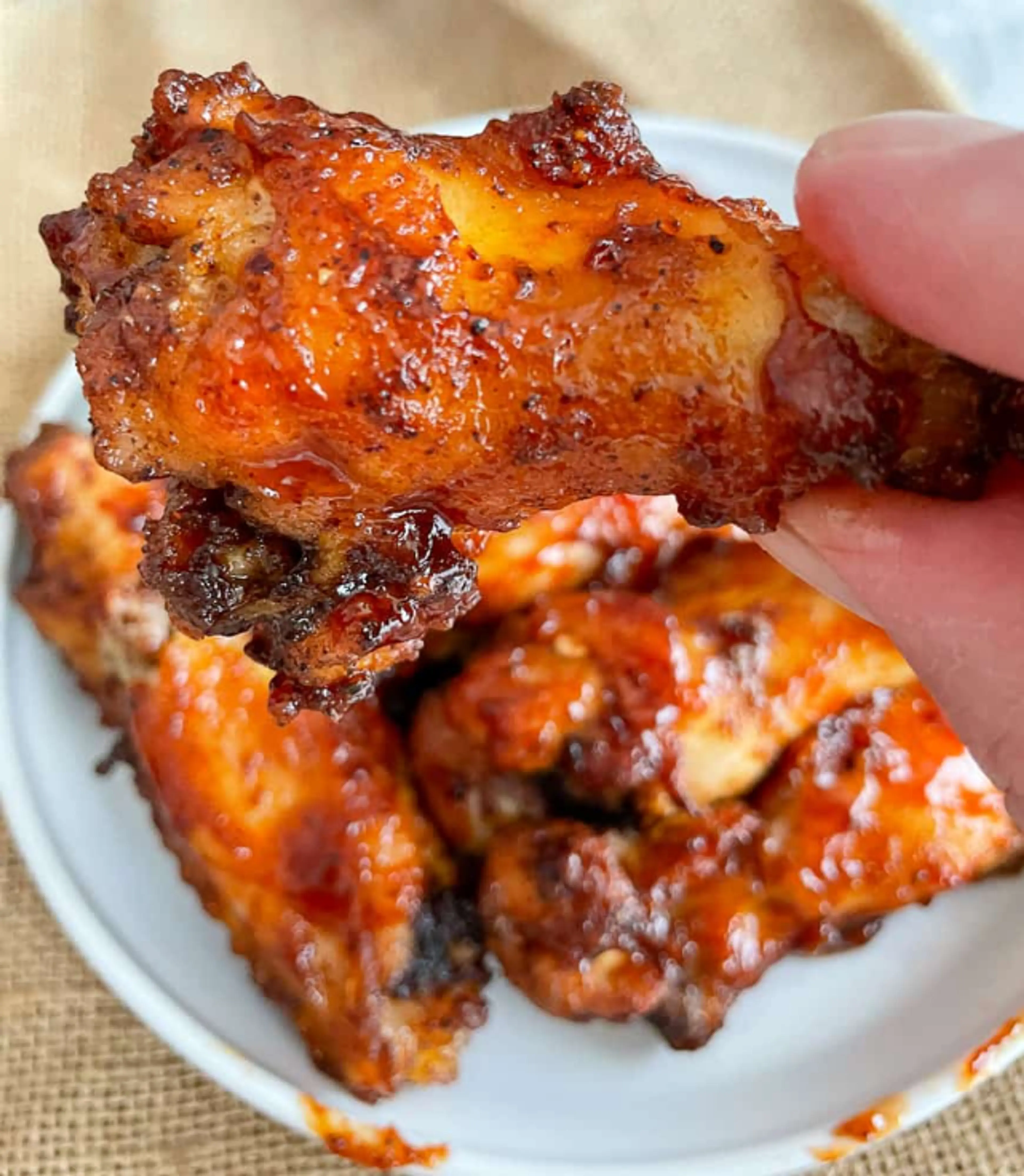 Honey BBQ Wings in the Air Fryer
