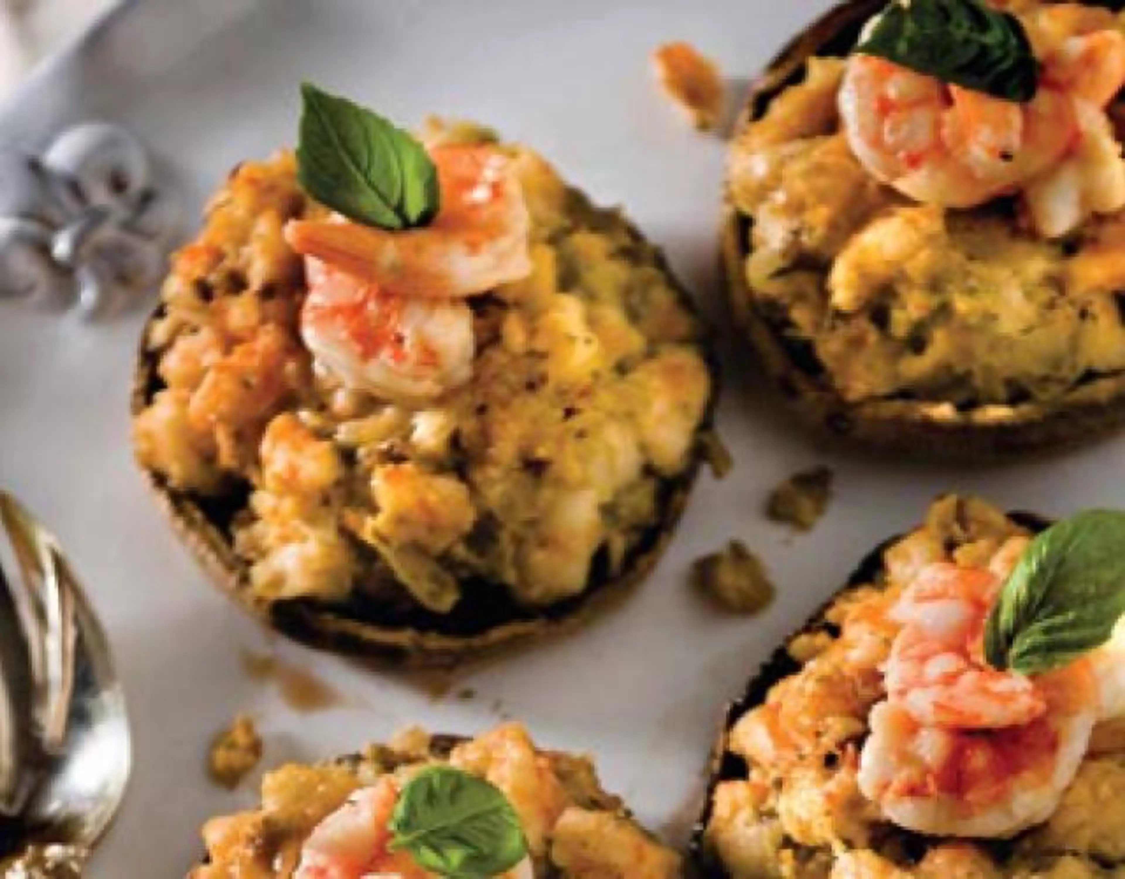 Shrimp Stuffed Portobello Mushrooms