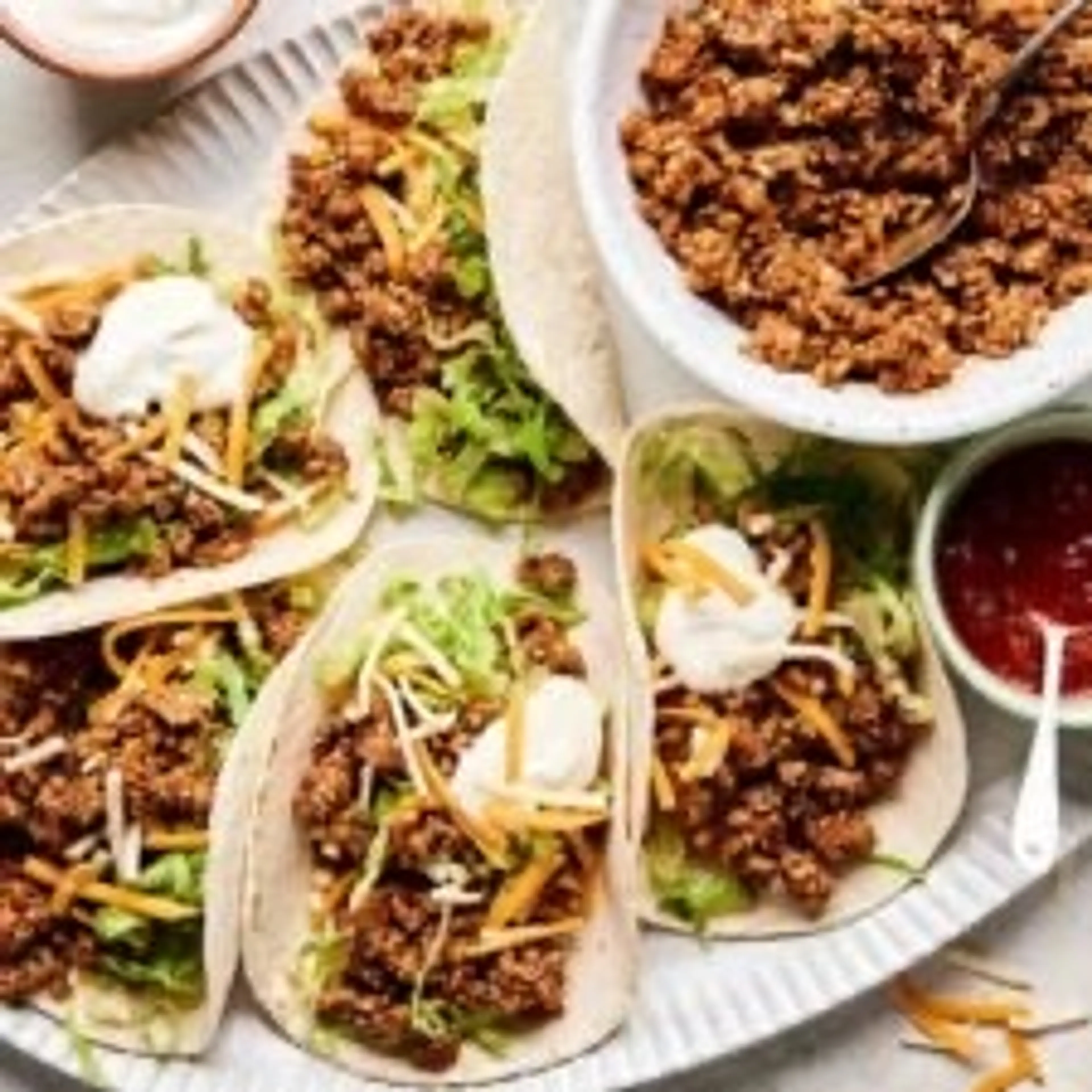 Once-A-Week Ground Chicken Tacos (15 Minutes)