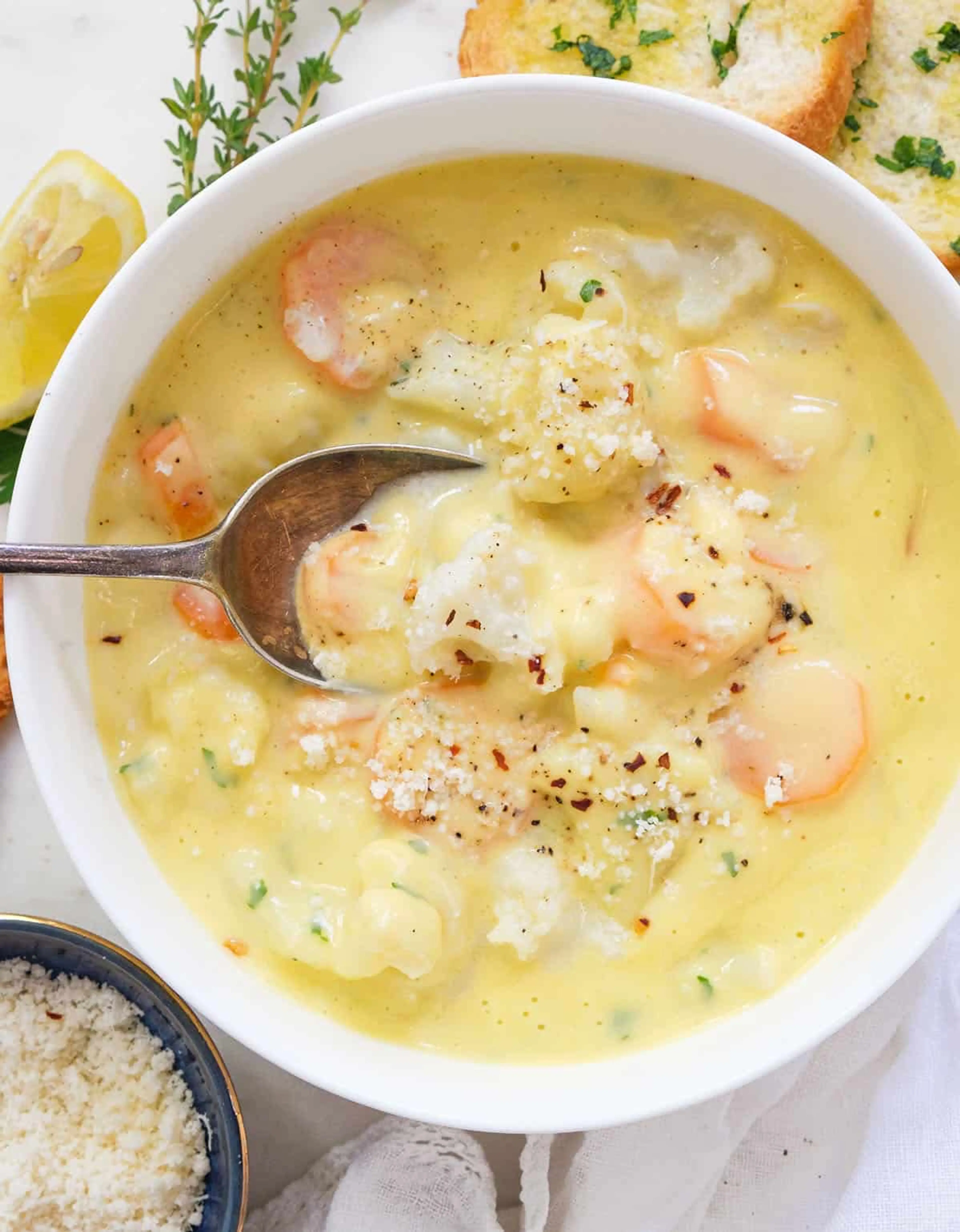 Cauliflower Carrot Soup