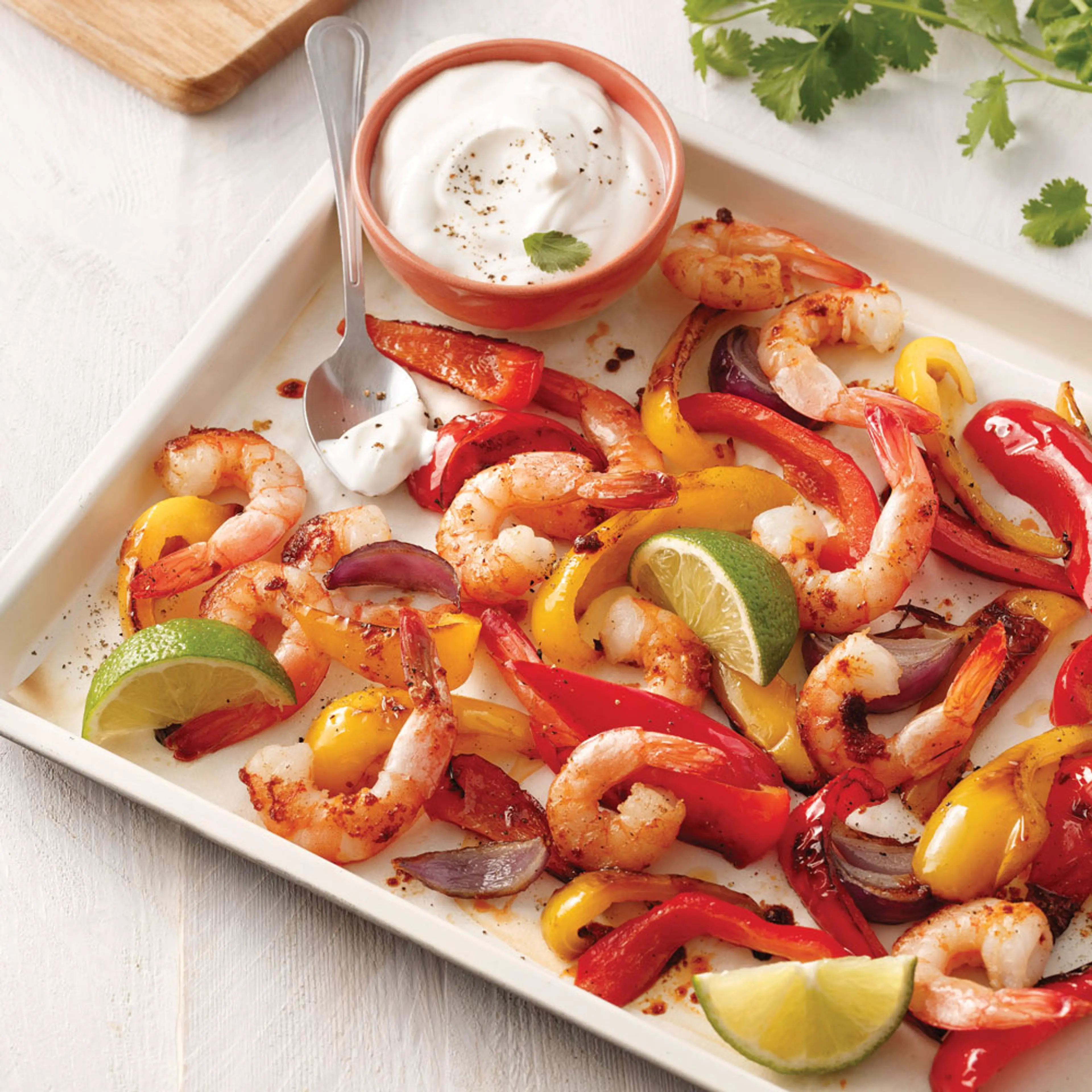 Fajitas aux crevettes