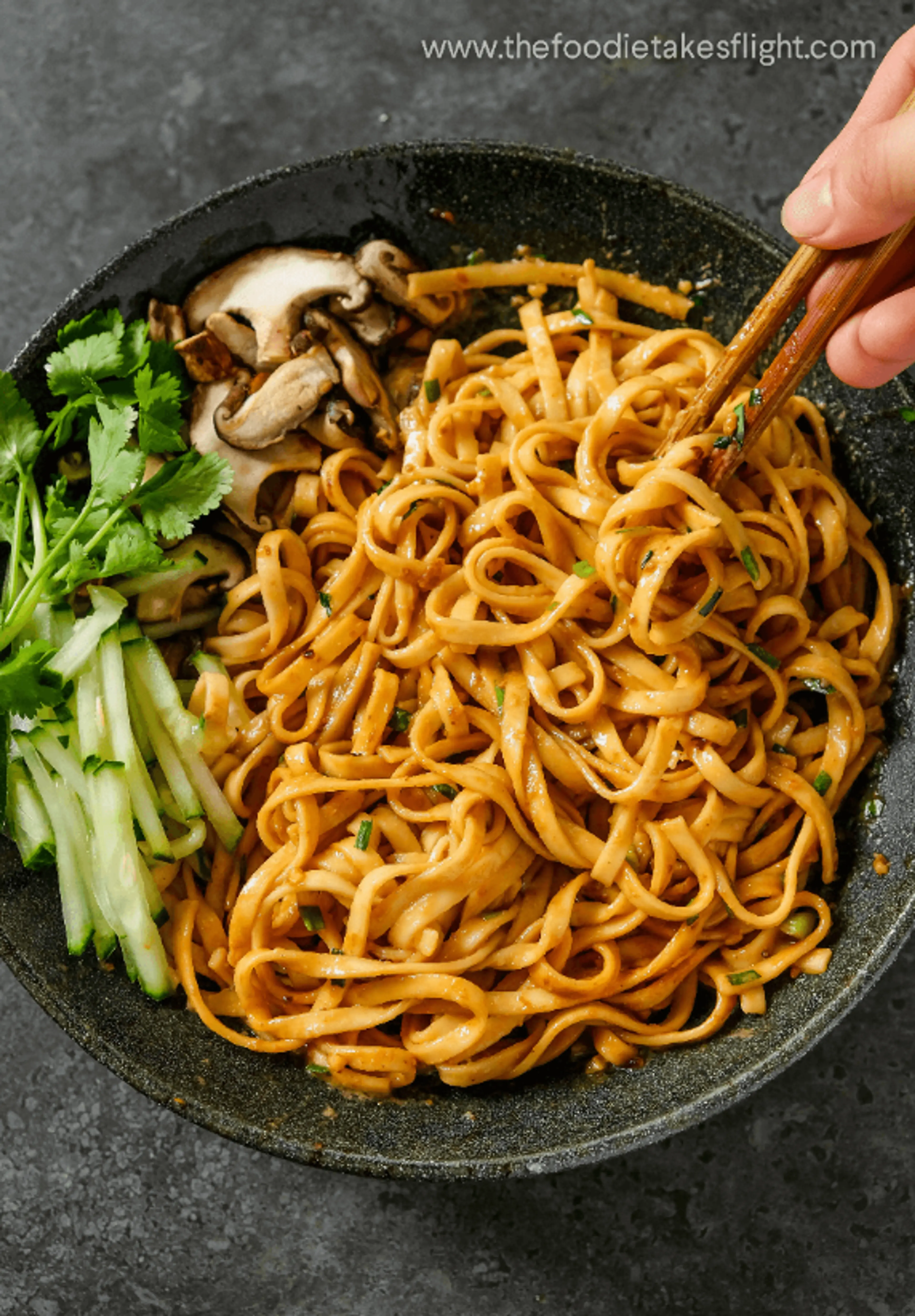 Easy Spicy Miso Noodles