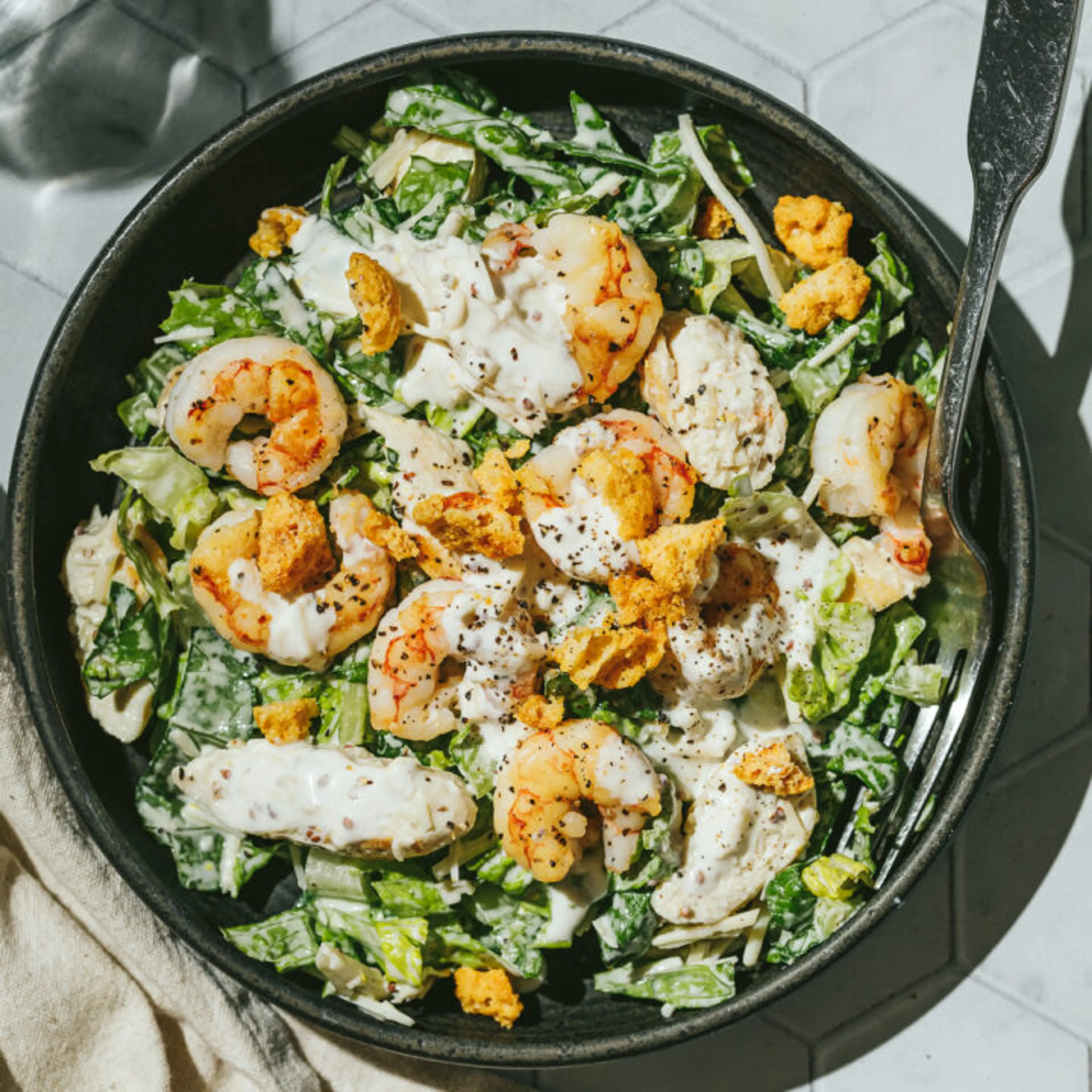 High-Protein Caesar Salad