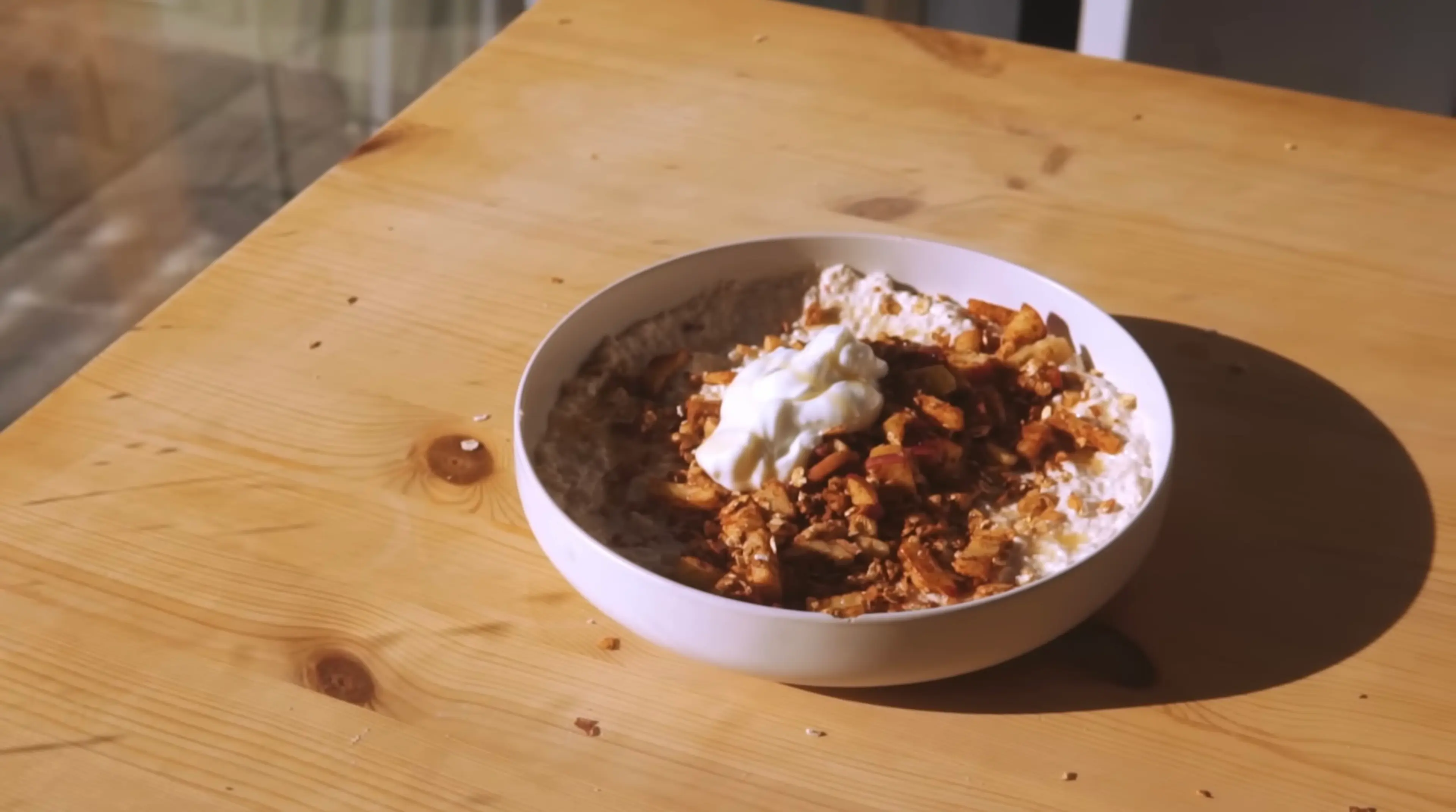 Spiced Apple Oatmeal