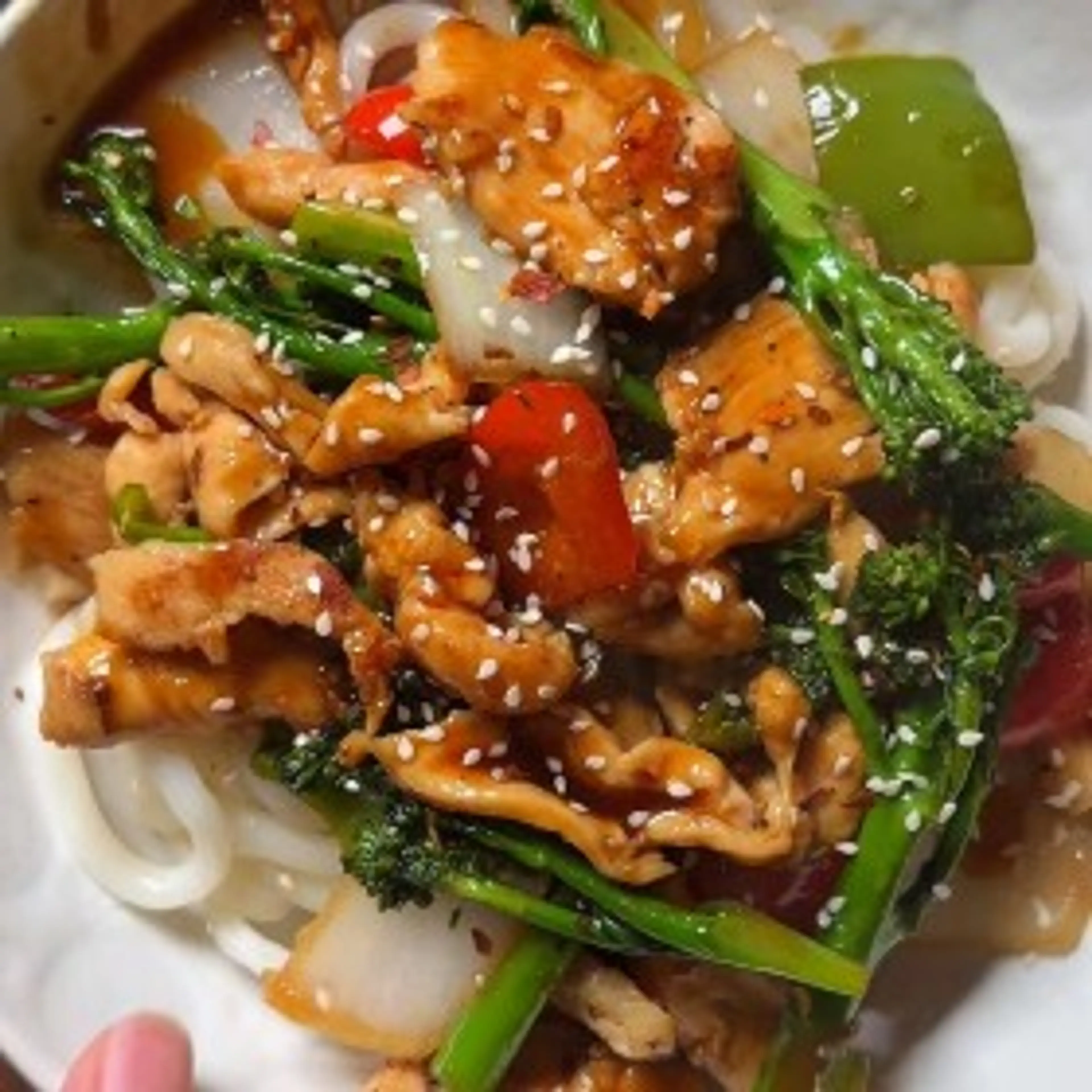 Teriyaki Chicken Udon Noodles