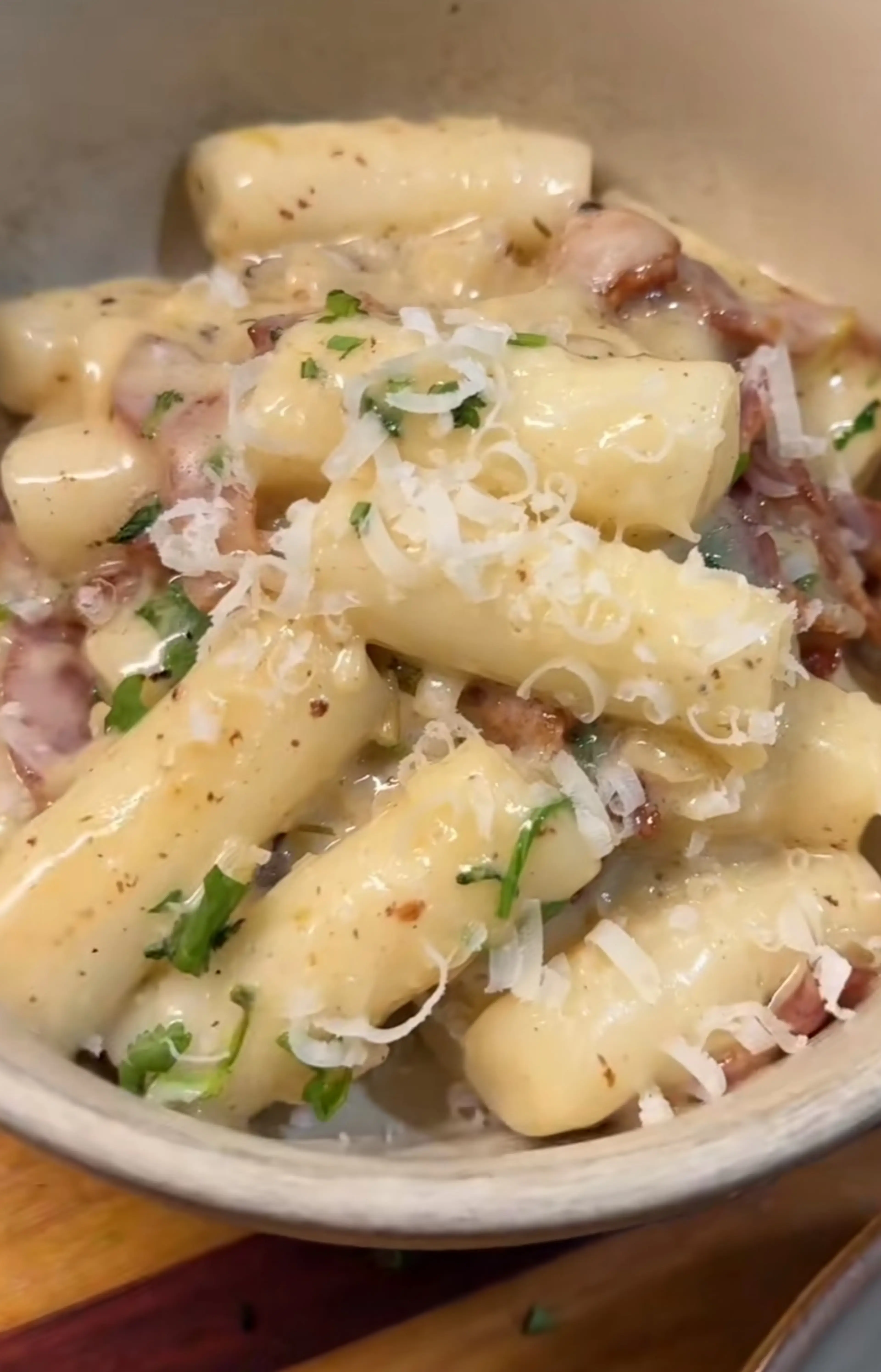 Tteokbokki Carbonara