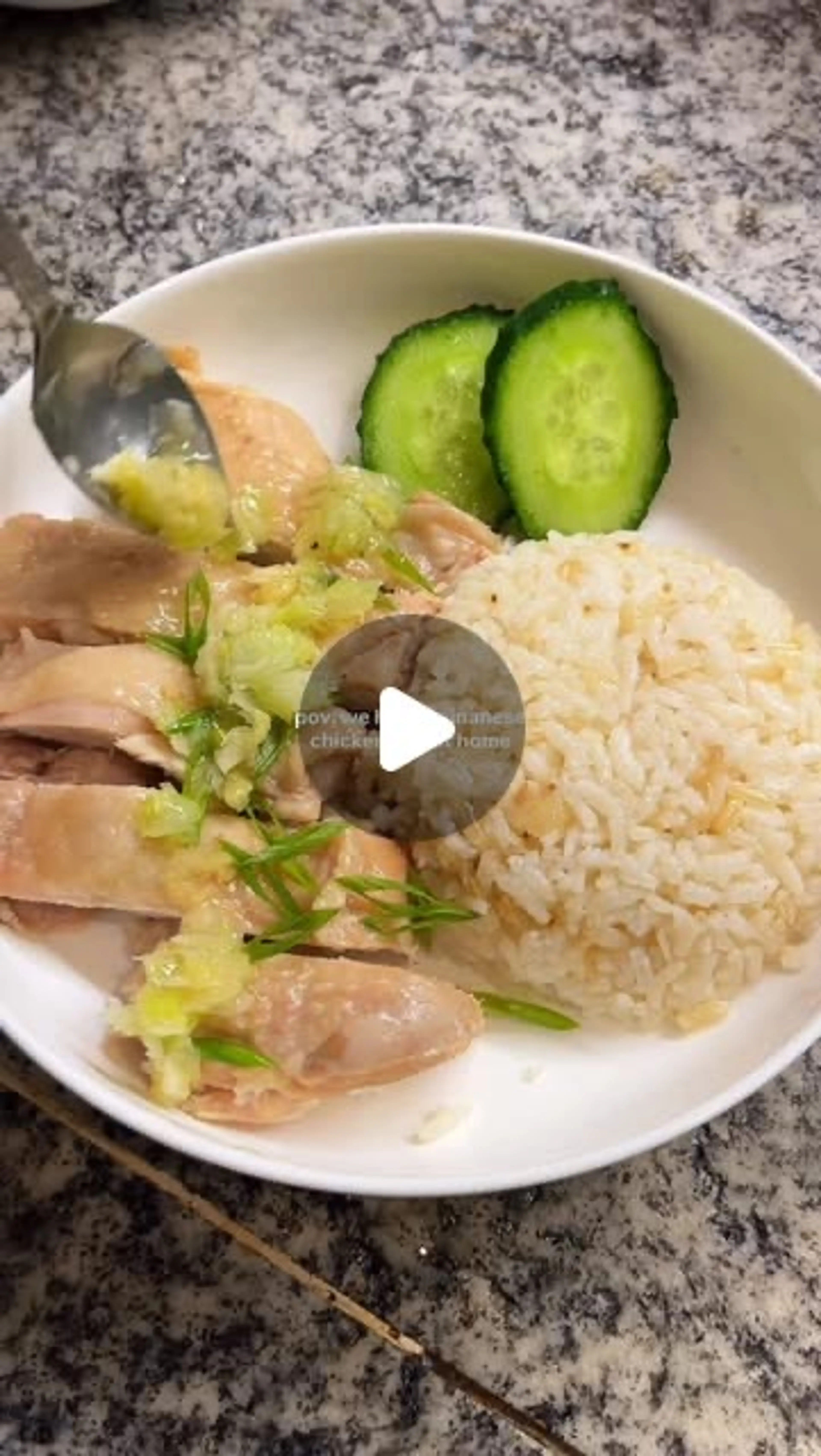 Hainanese Chicken Rice in the Rice Cooker