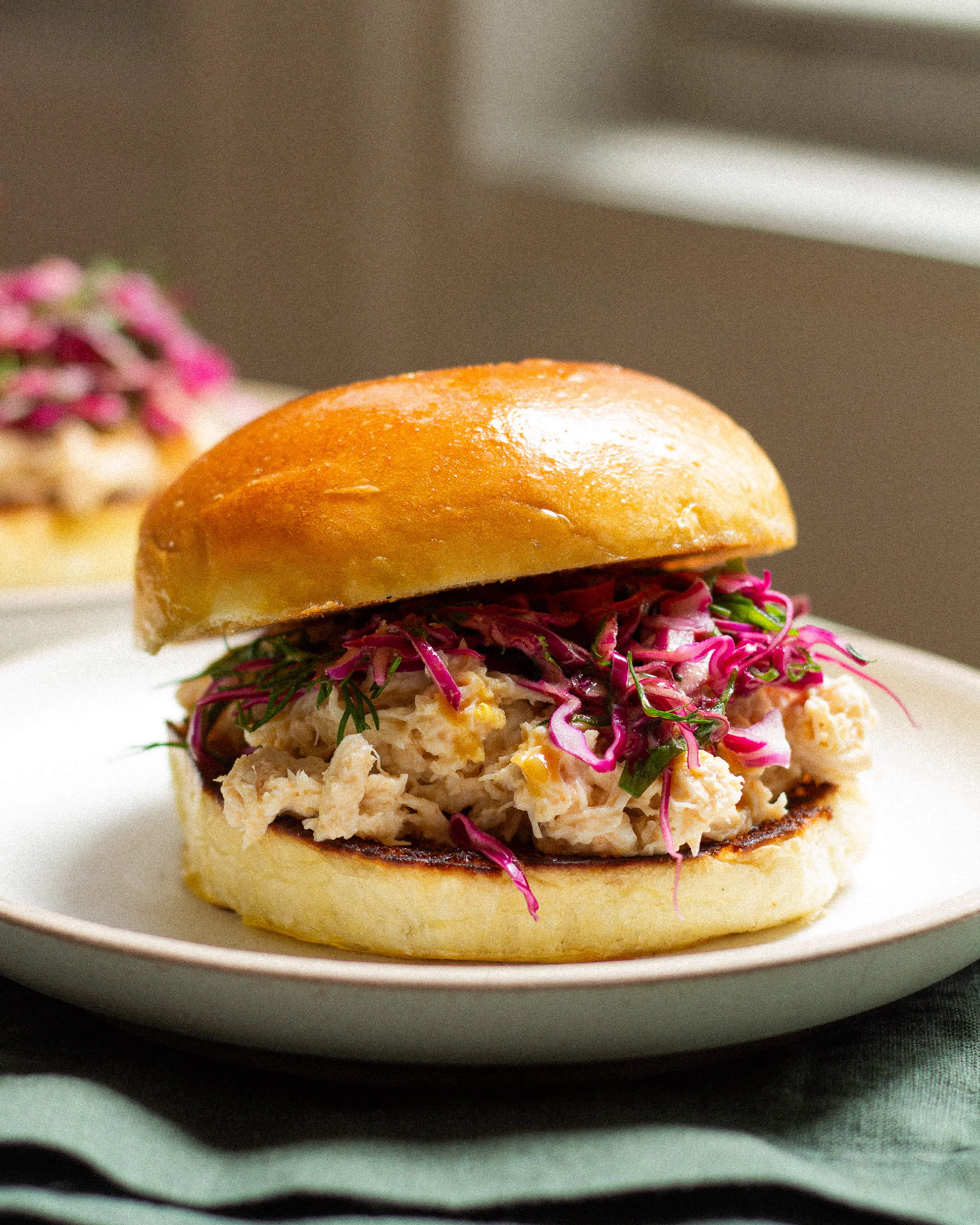 Crab Salad Sandwiches with Honey Dijon Dressing