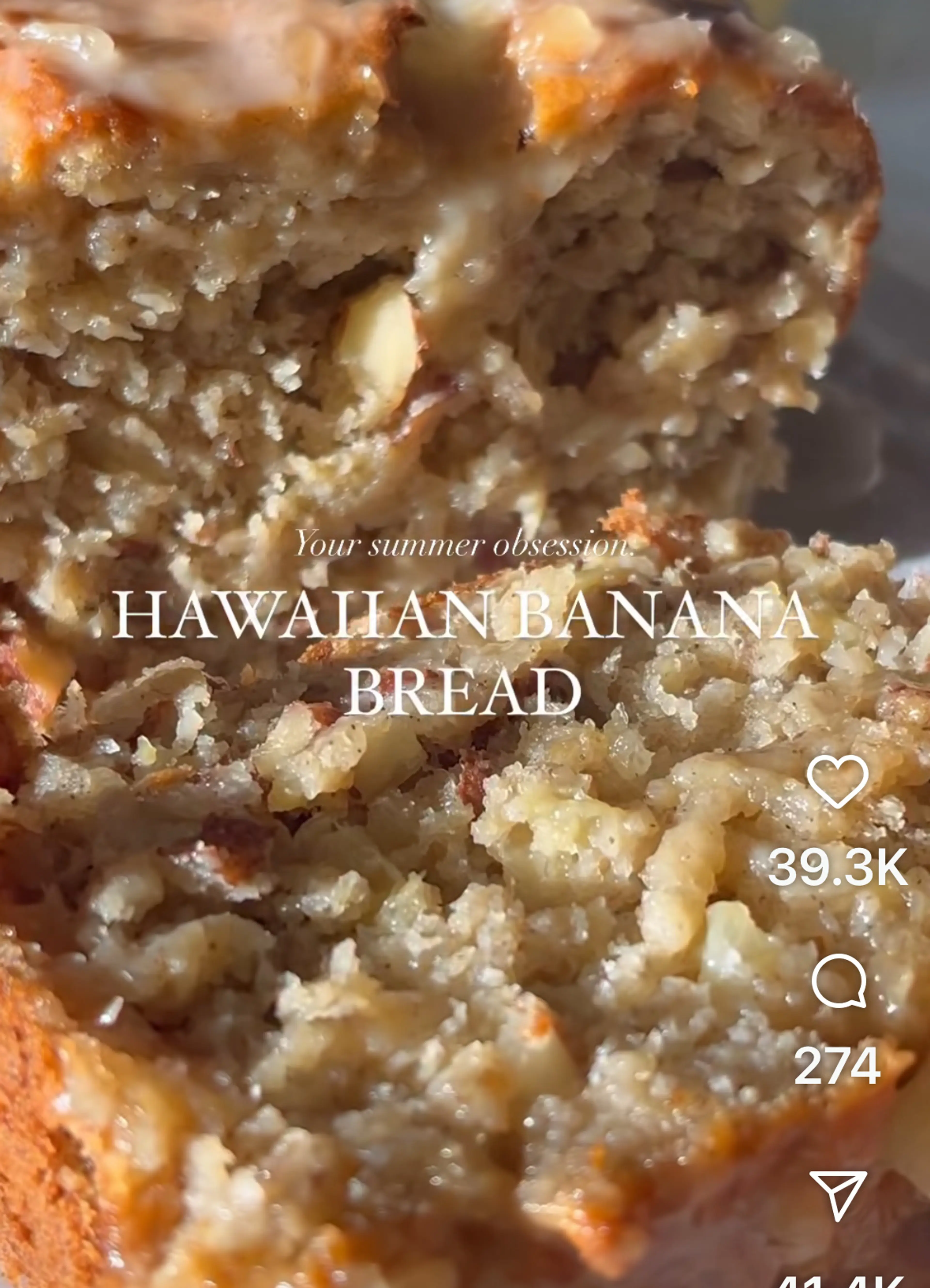 Hawaiian Banana Bread