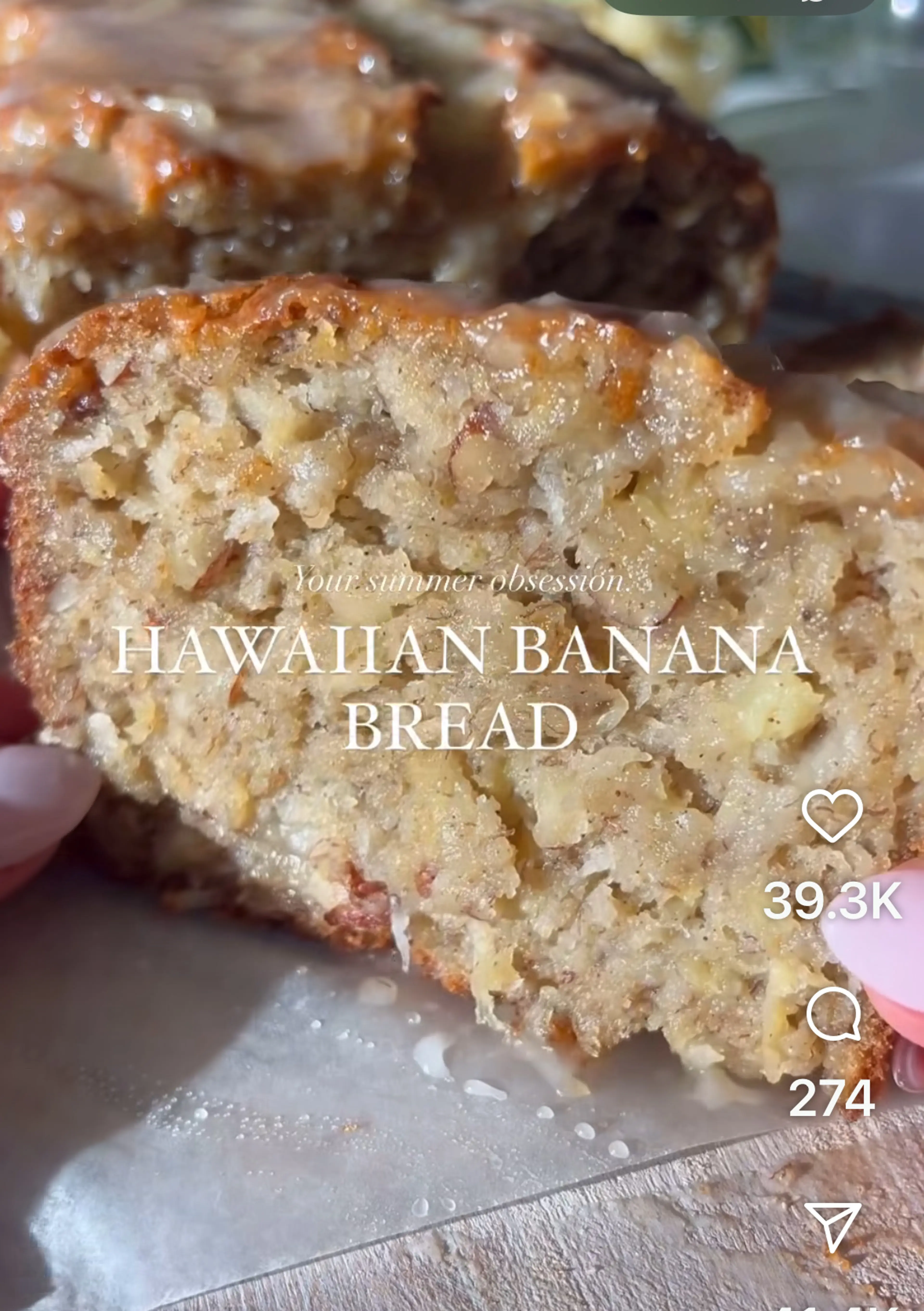 Hawaiian Banana Bread