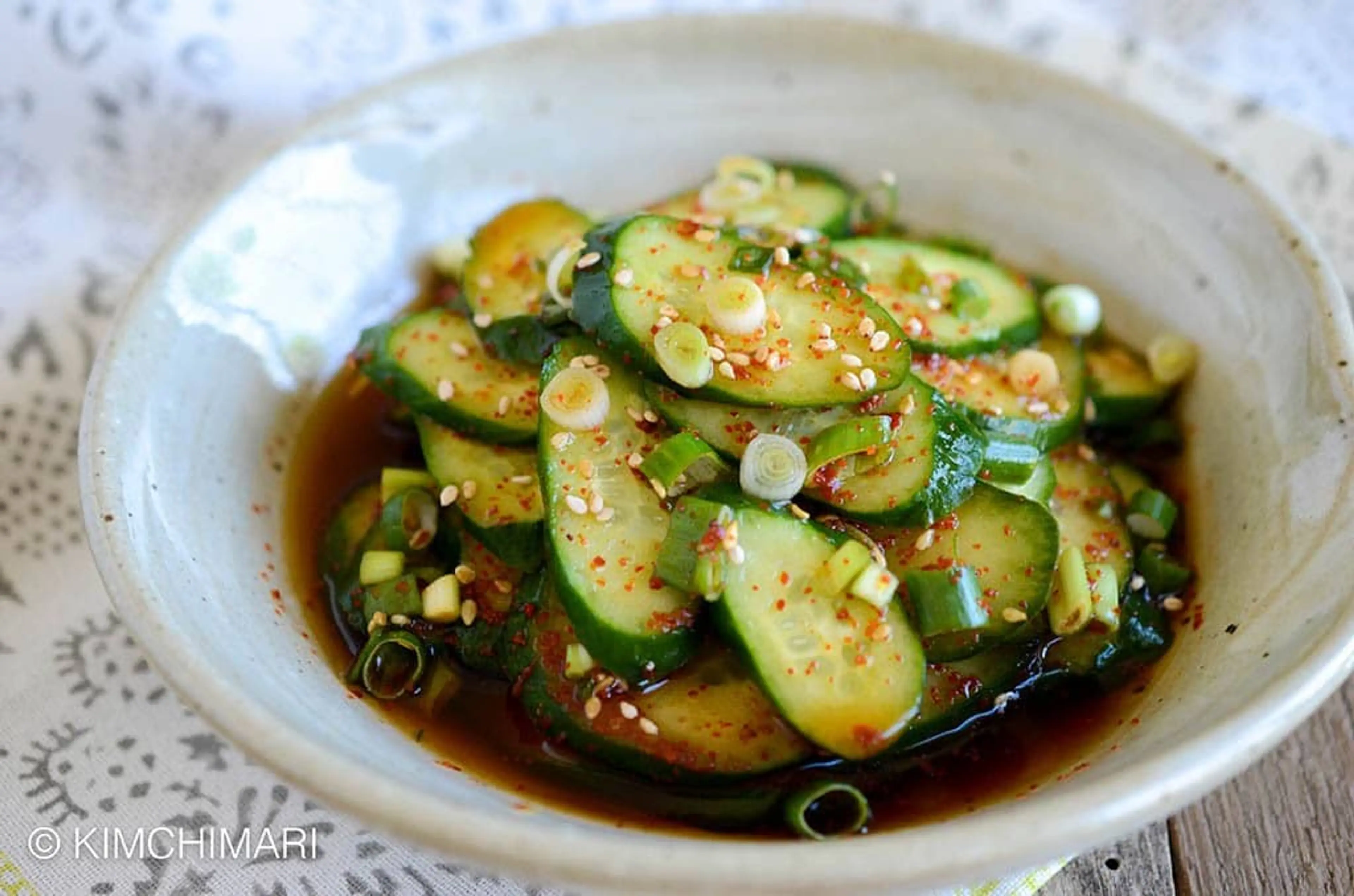 Easy Korean Cucumber Salad