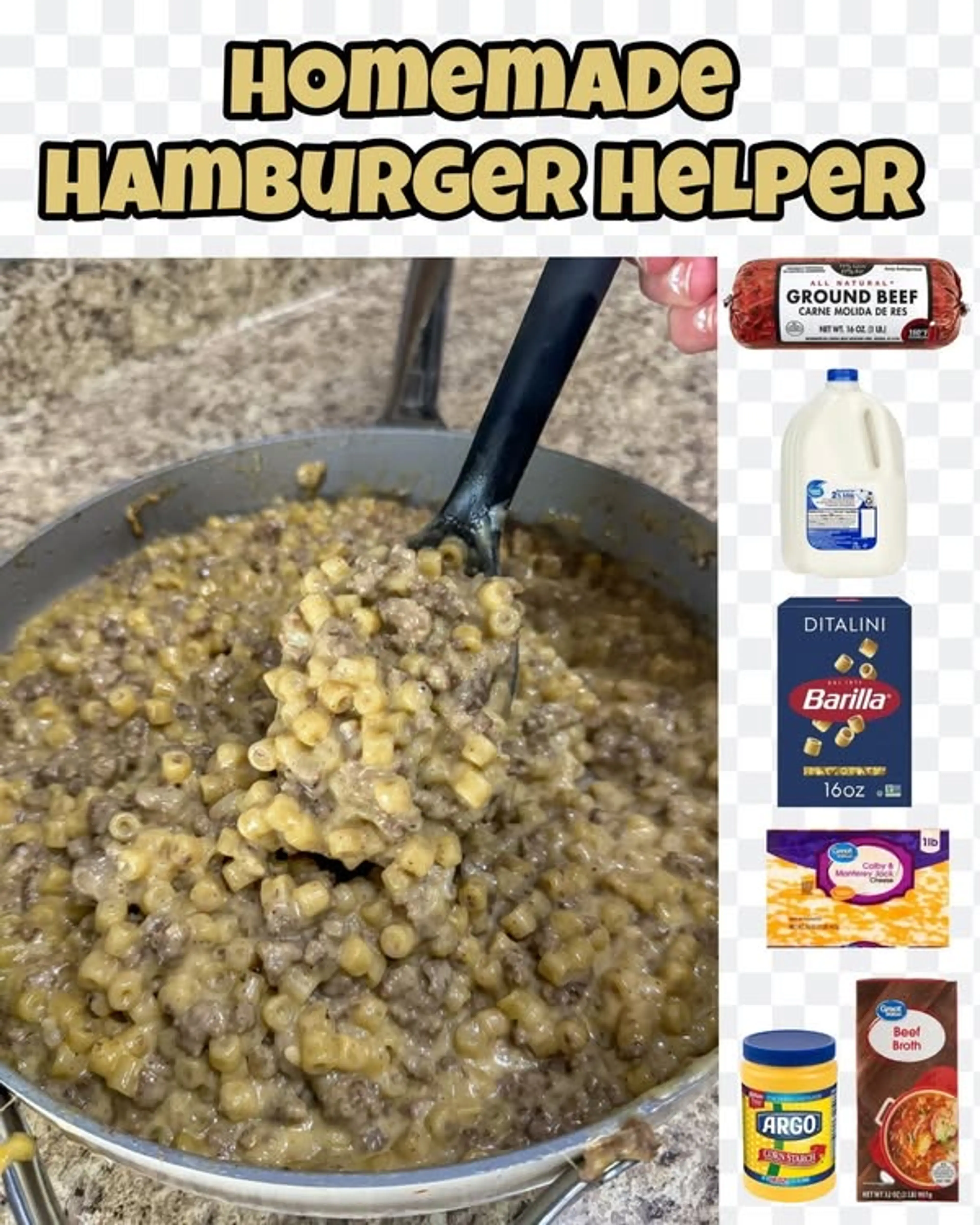 Homemade (Turkey) Hamburger Helper