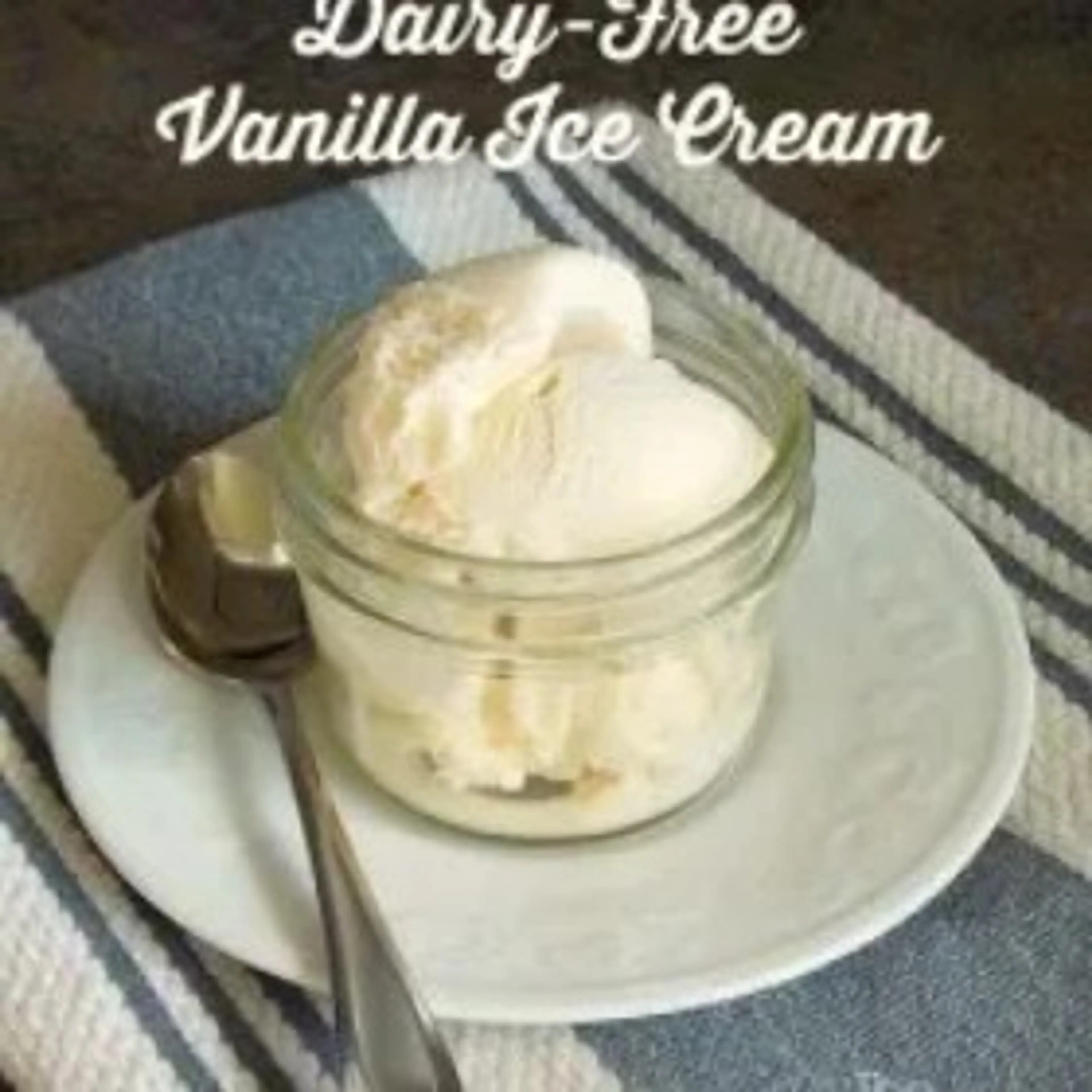 My Favorite Dairy Free Vanilla Ice Cream