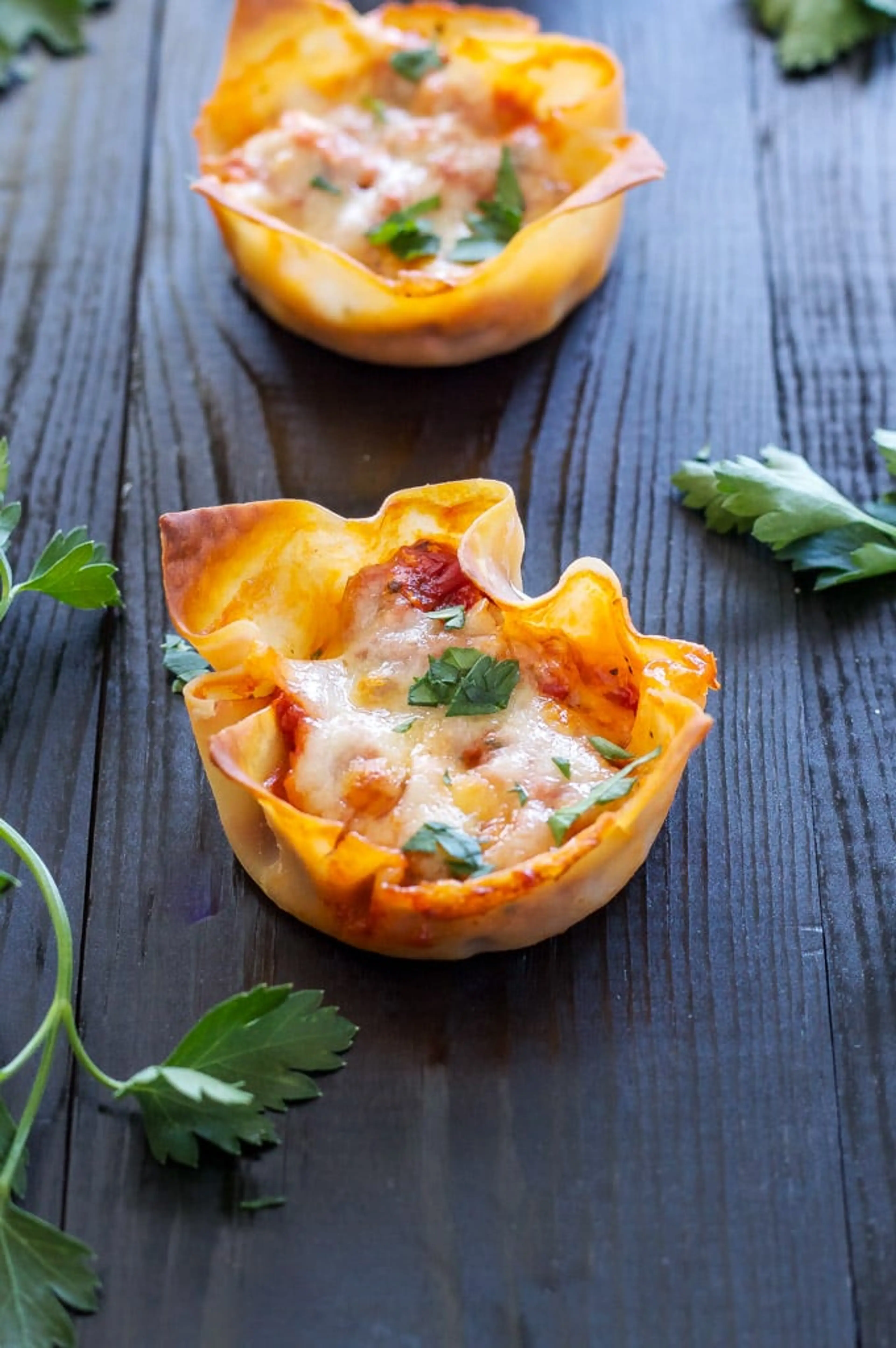 Mini Turkey Lasagna Cups