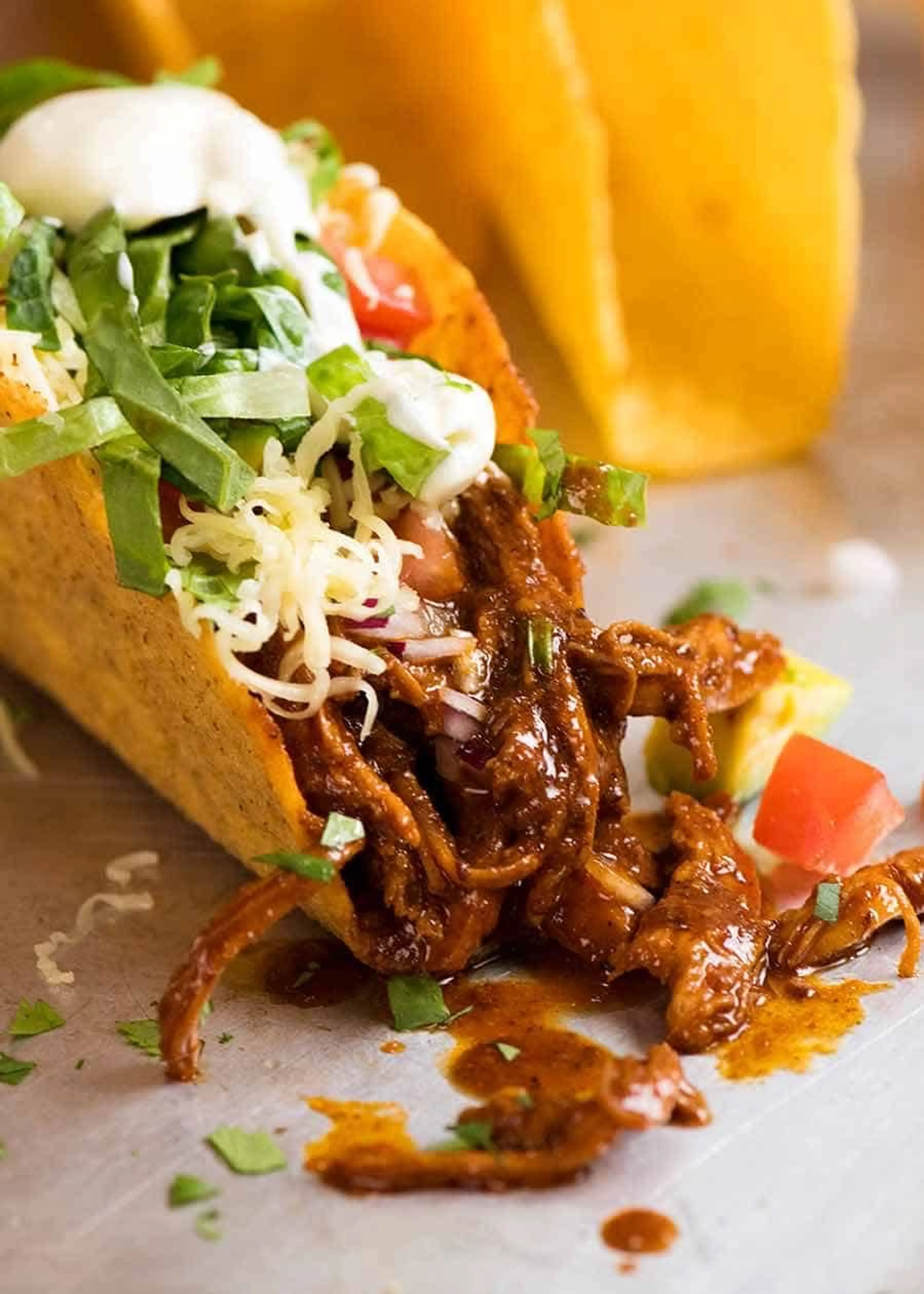 Quick Chicken Tacos - WITH sauce!