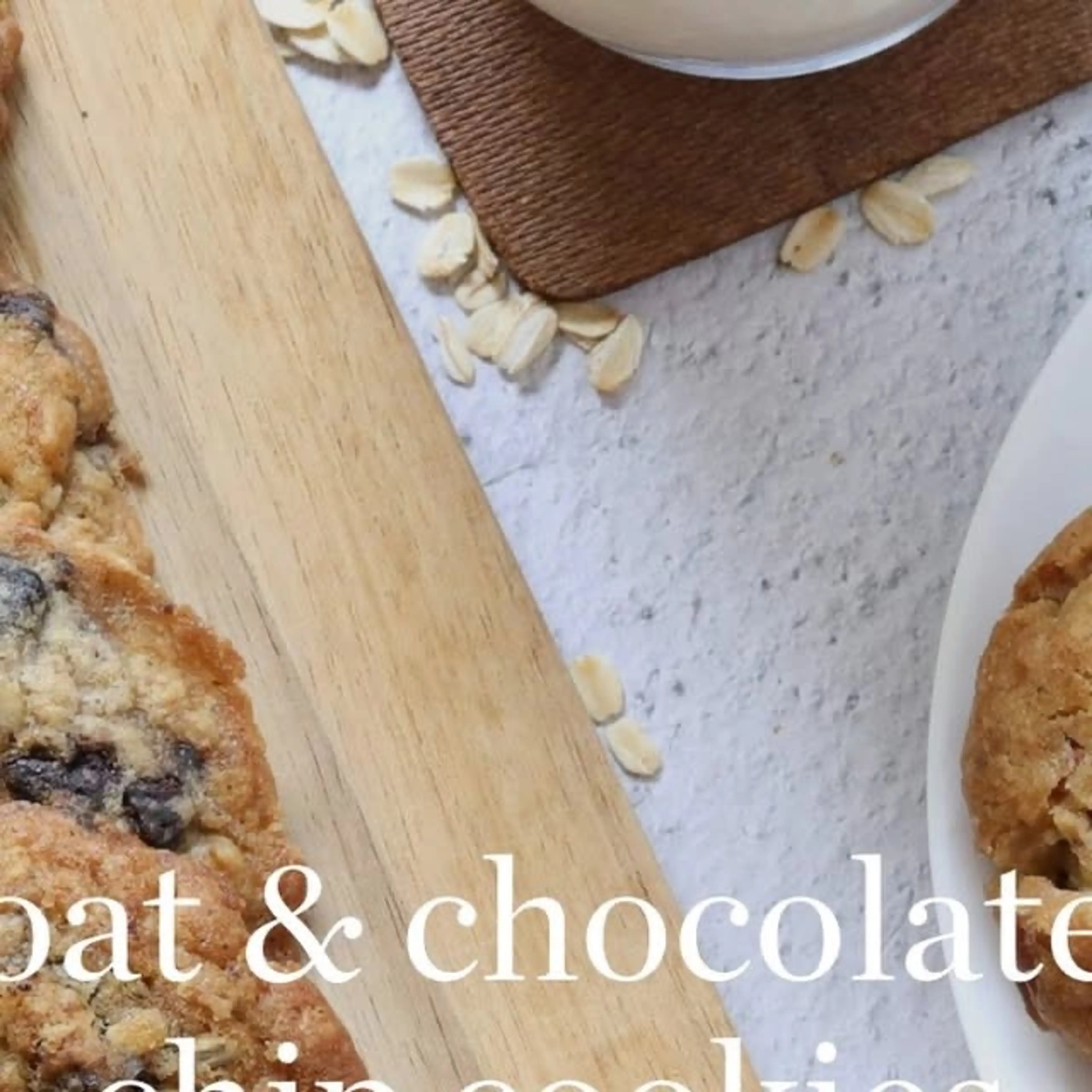 Oat & Chocolate Chip Cookies