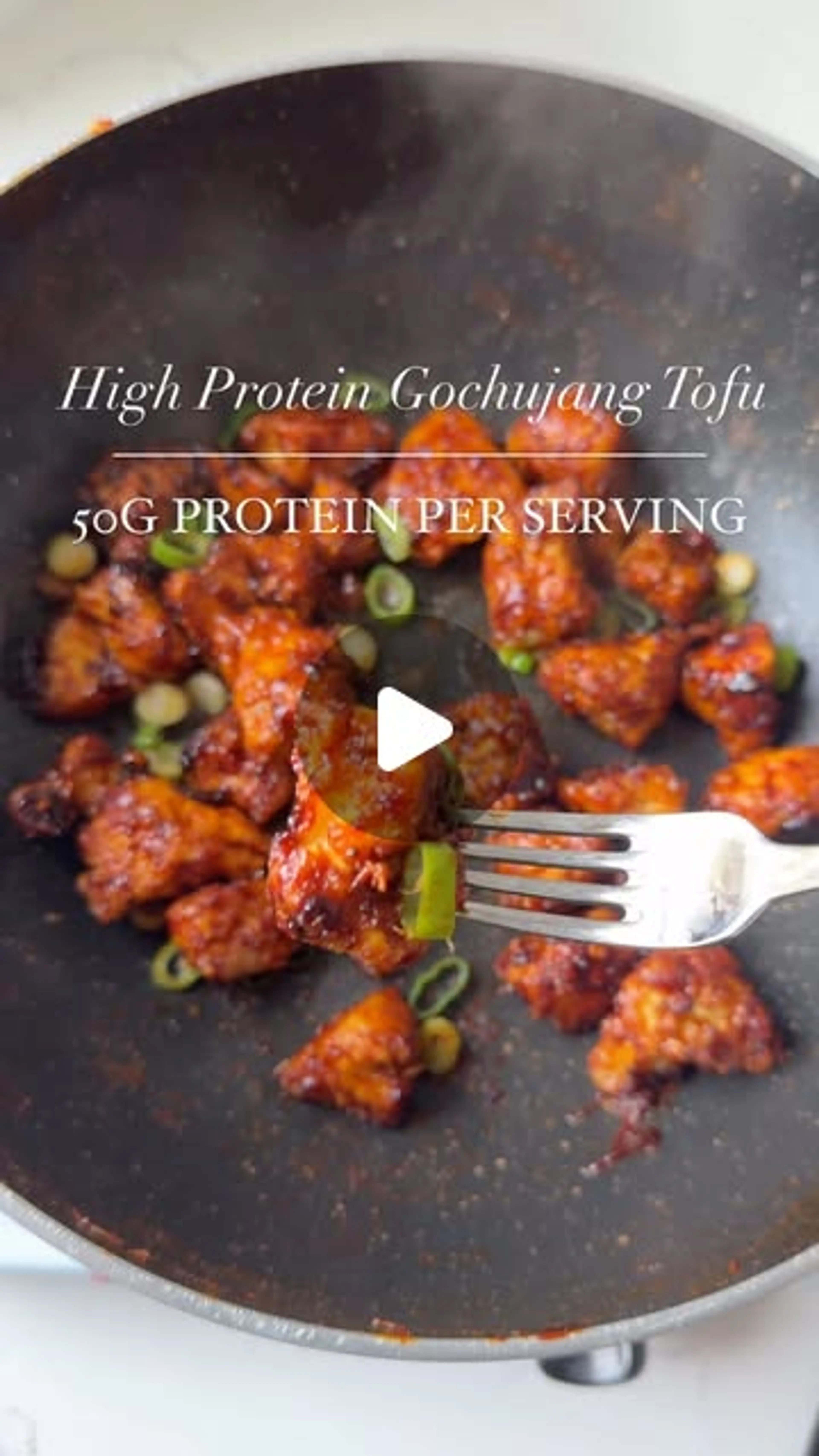 High Protein Gochujang Tofu