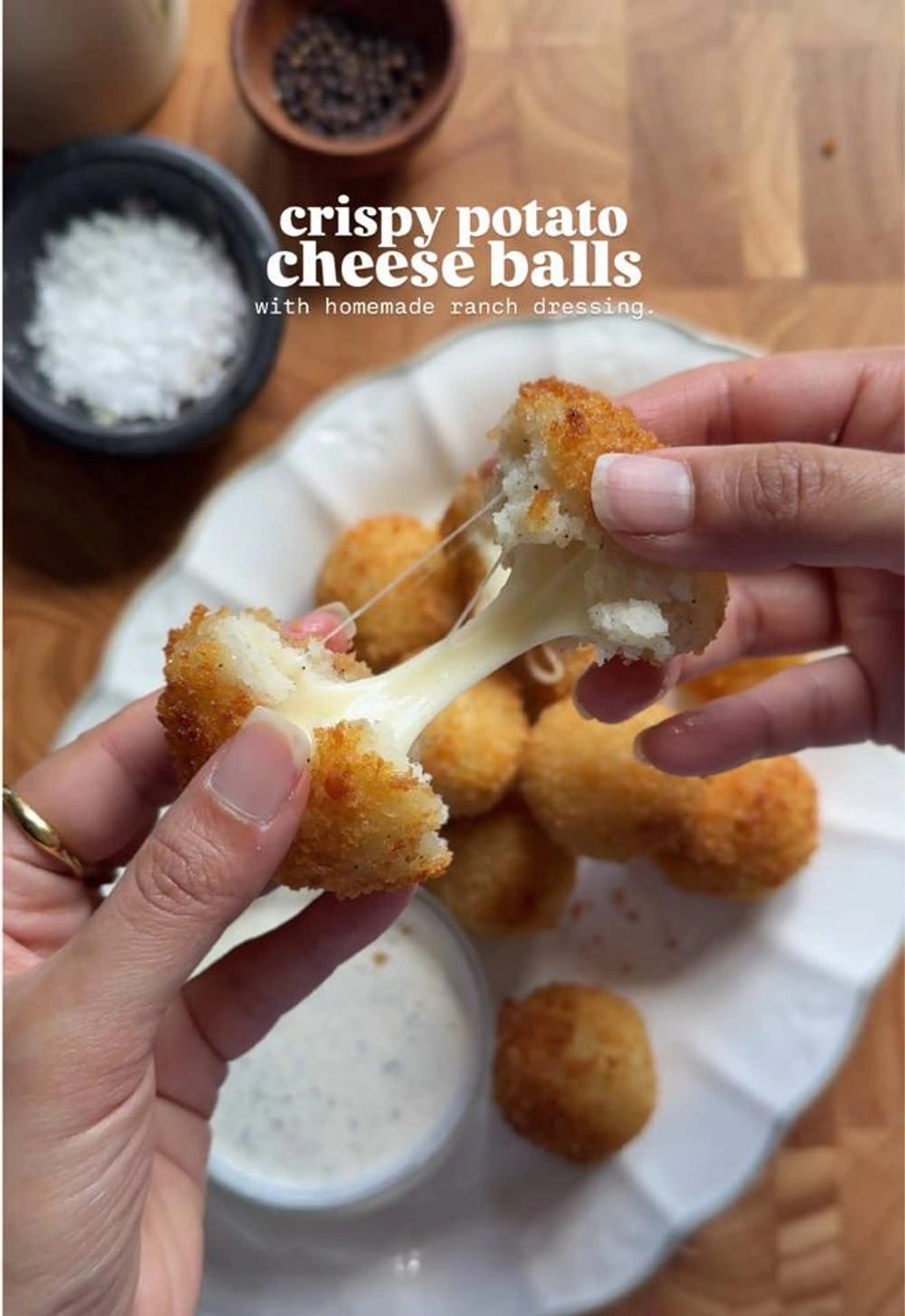 Crispy Potato Cheese Balls Recipe