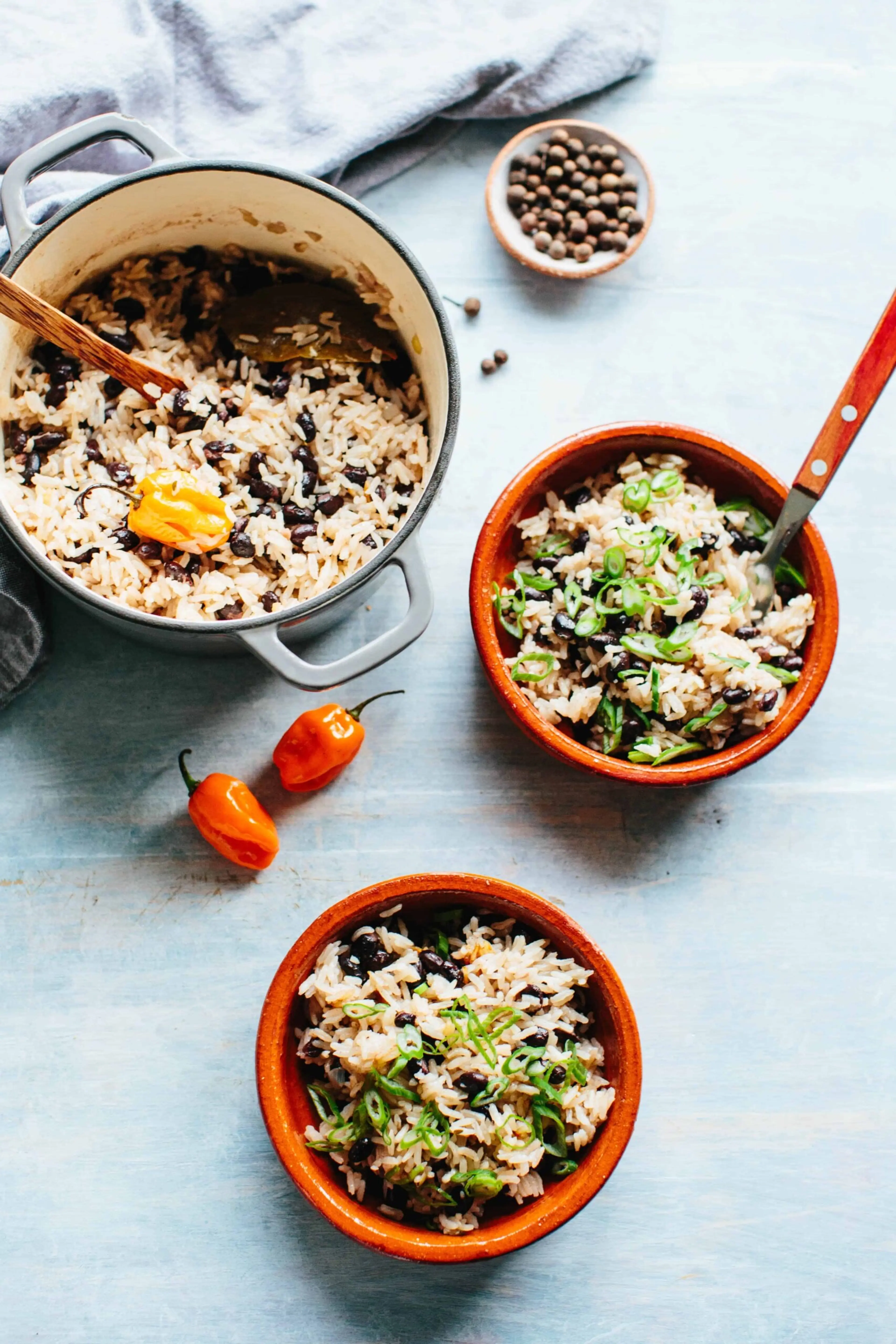 Crockpot Coconut Rice & beans