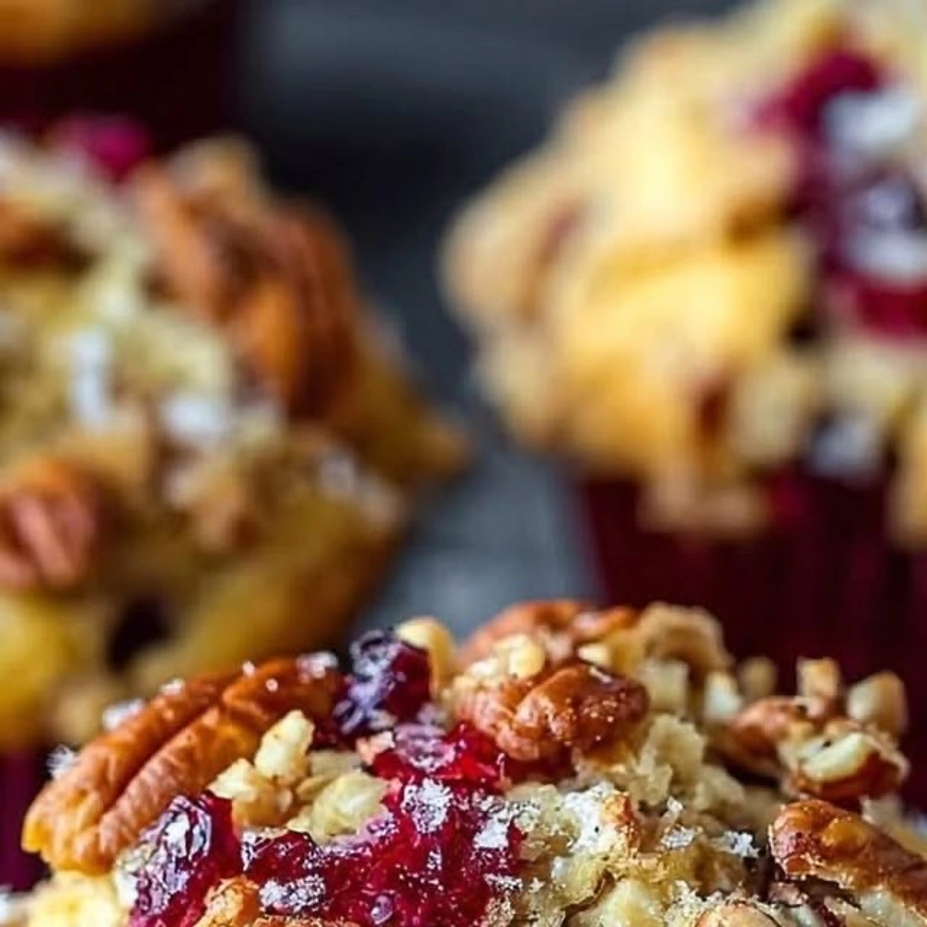 Cranberry Orange Pecan Muffins