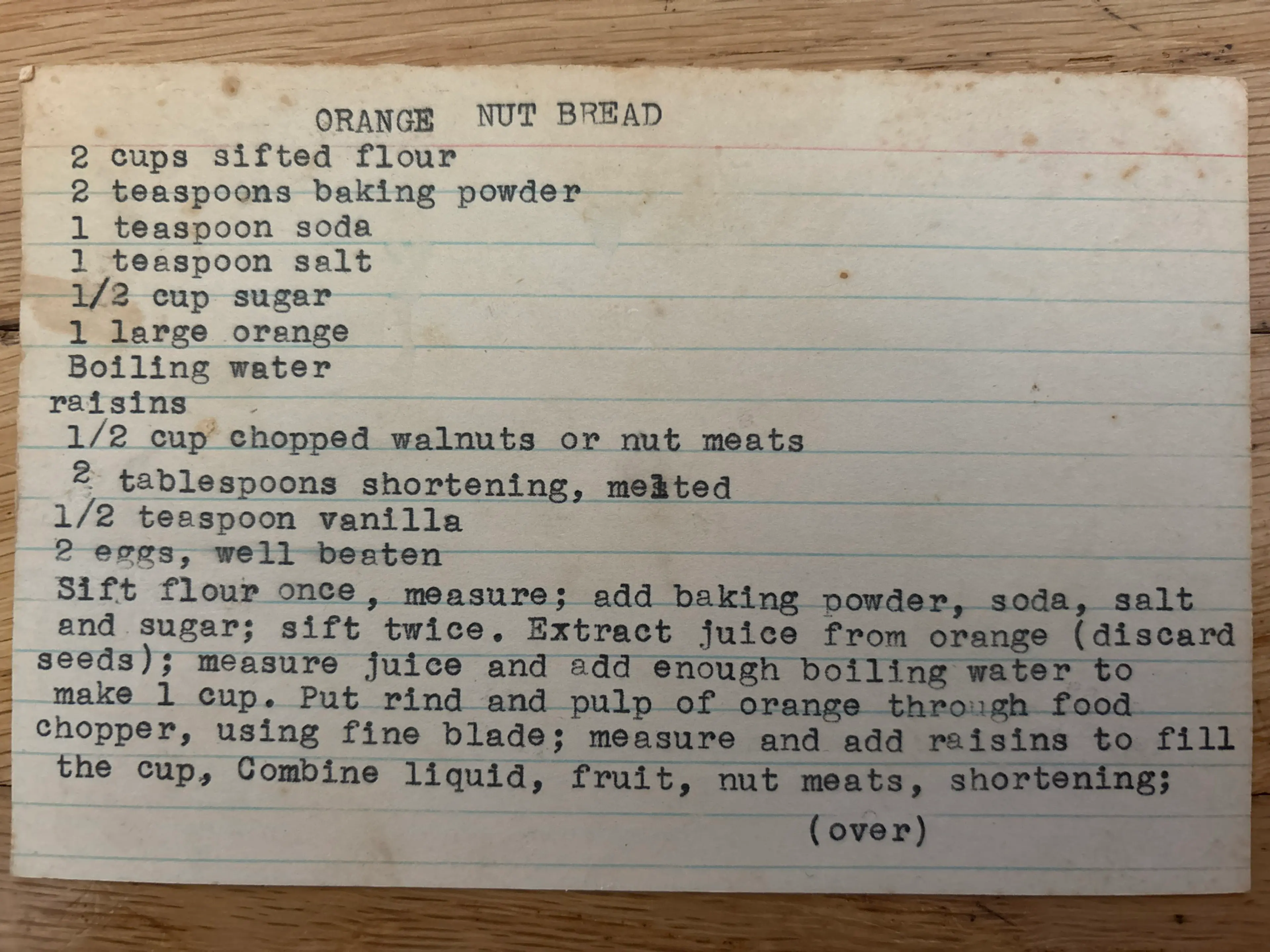 Orange Nut Bread