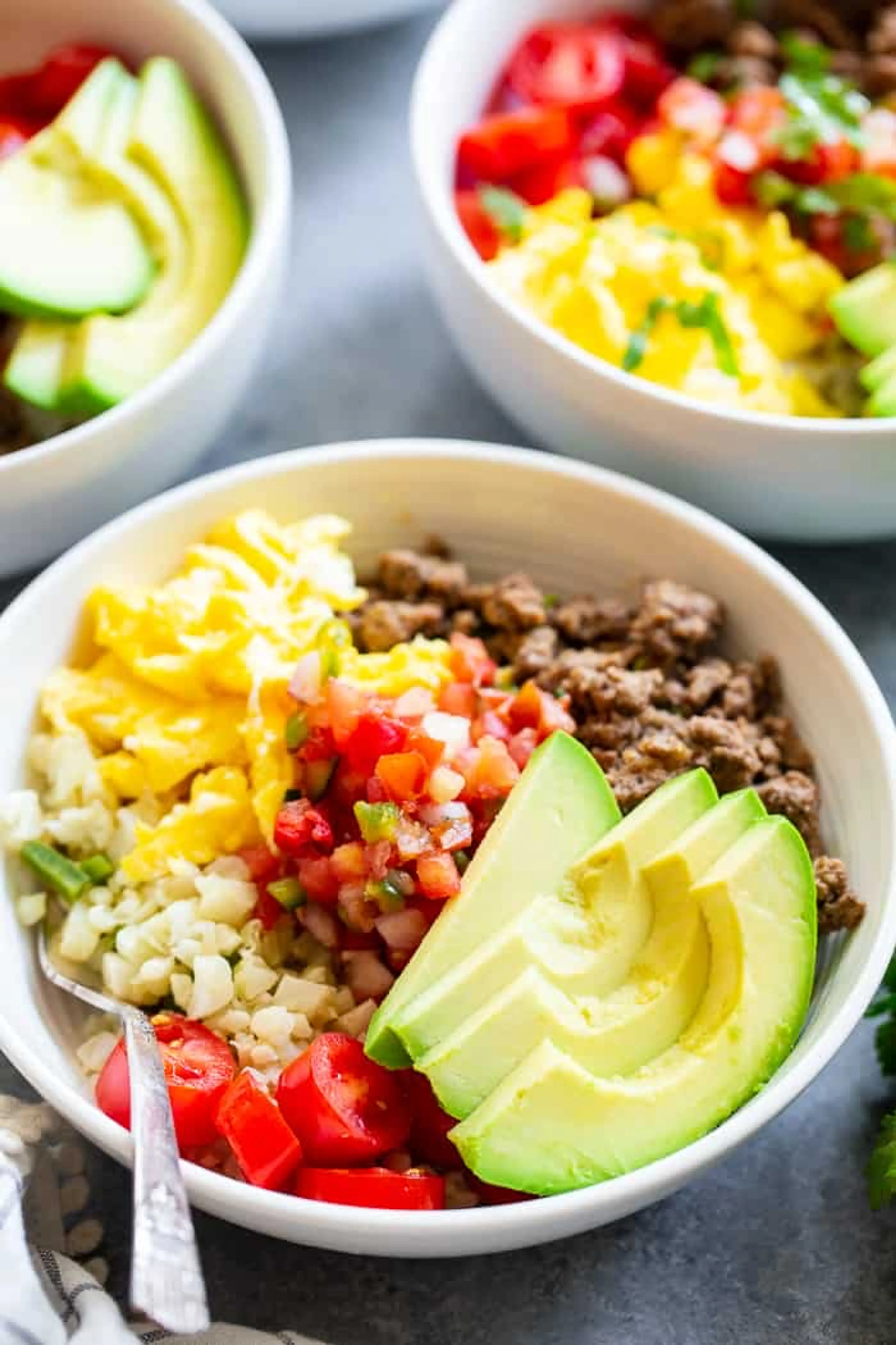 Loaded Breakfast Taco Bowls