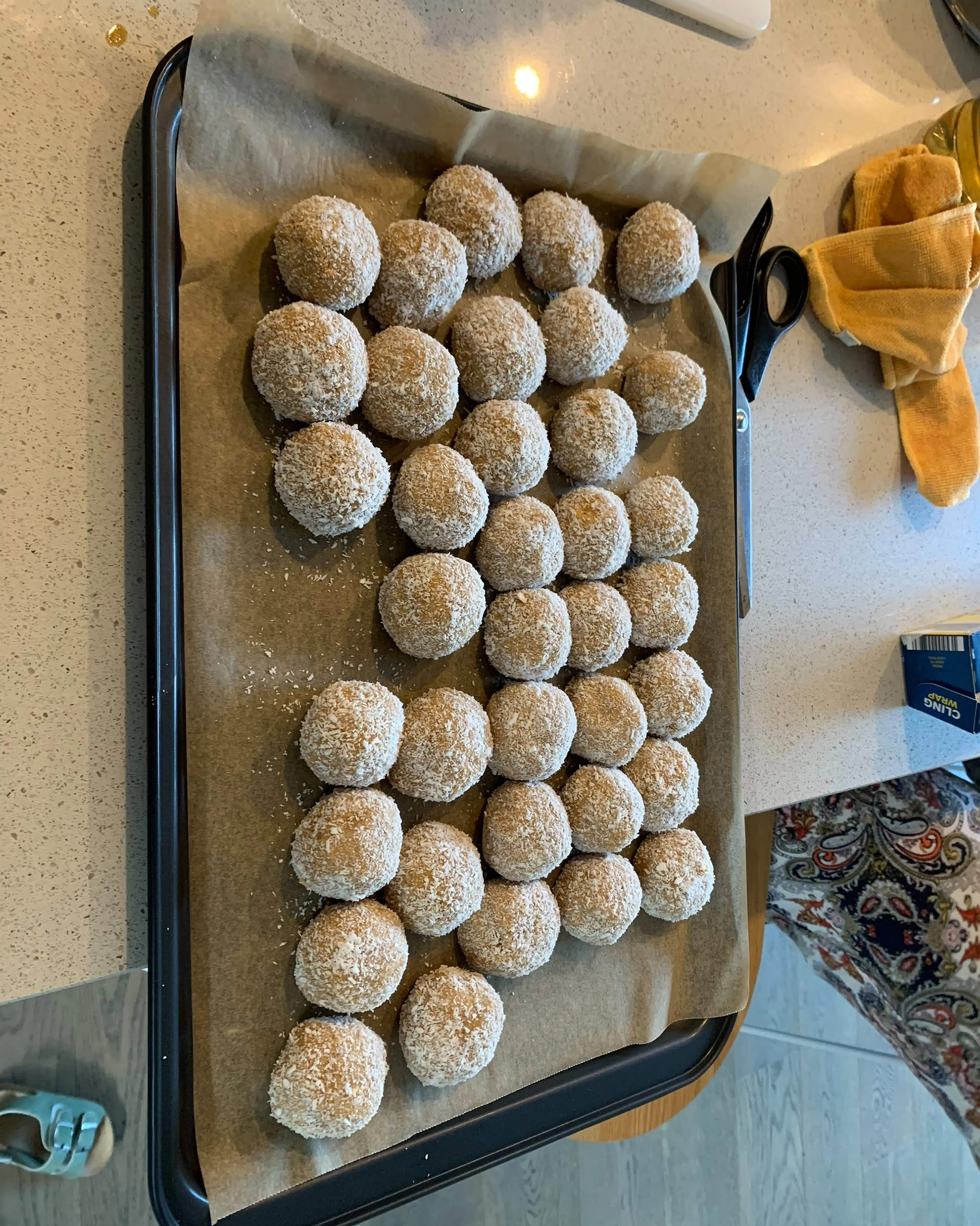 Caramel Violet Crumble Truffles