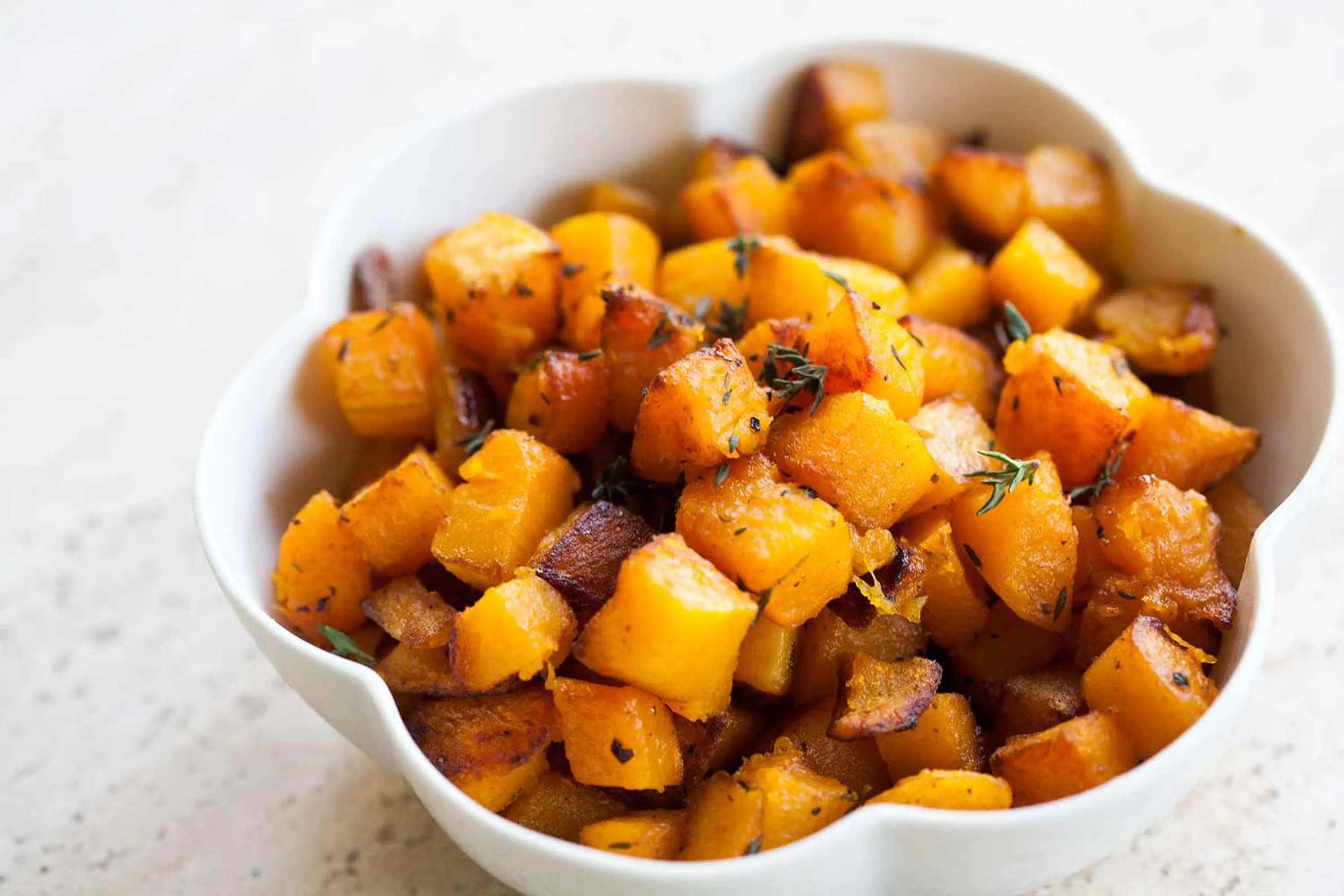Butternut Squash with Brown Butter & Thyme