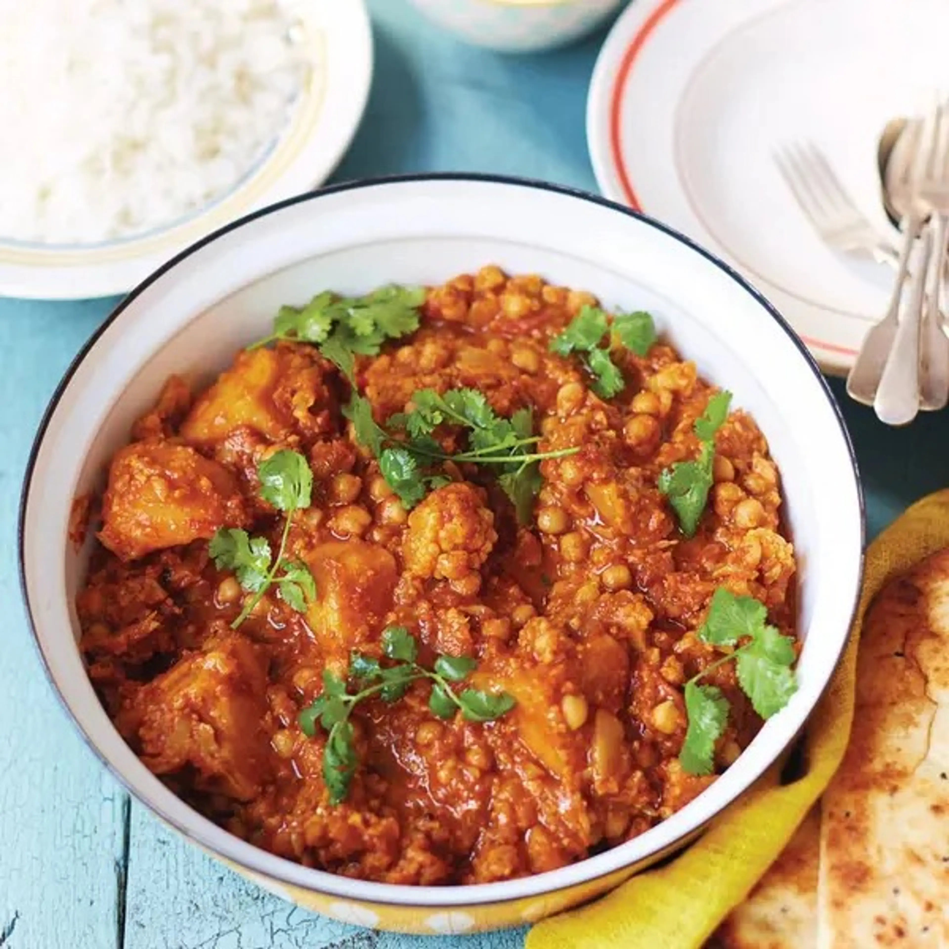 Roasted veggie curry