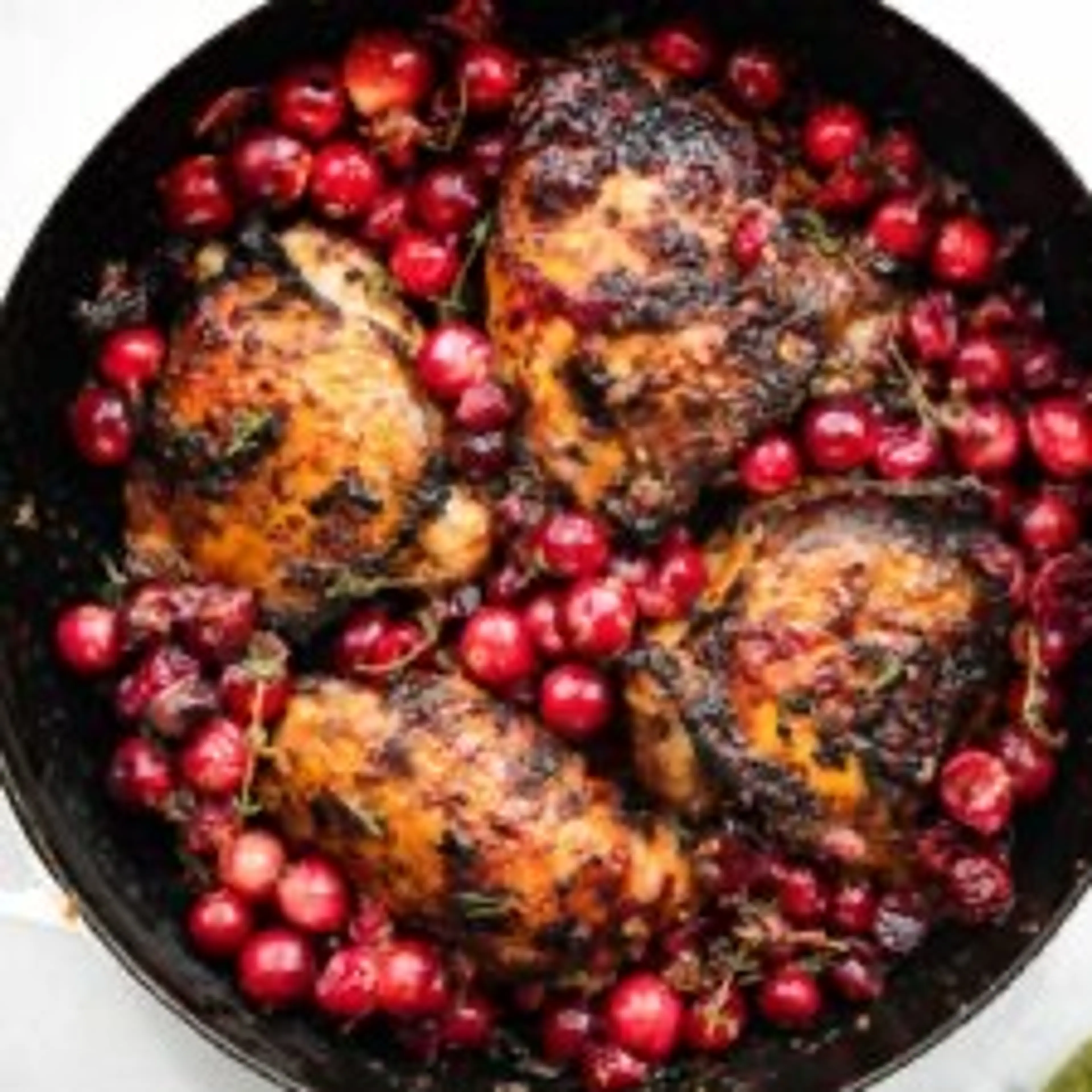 Balsamic Roasted Cranberry Chicken Recipe