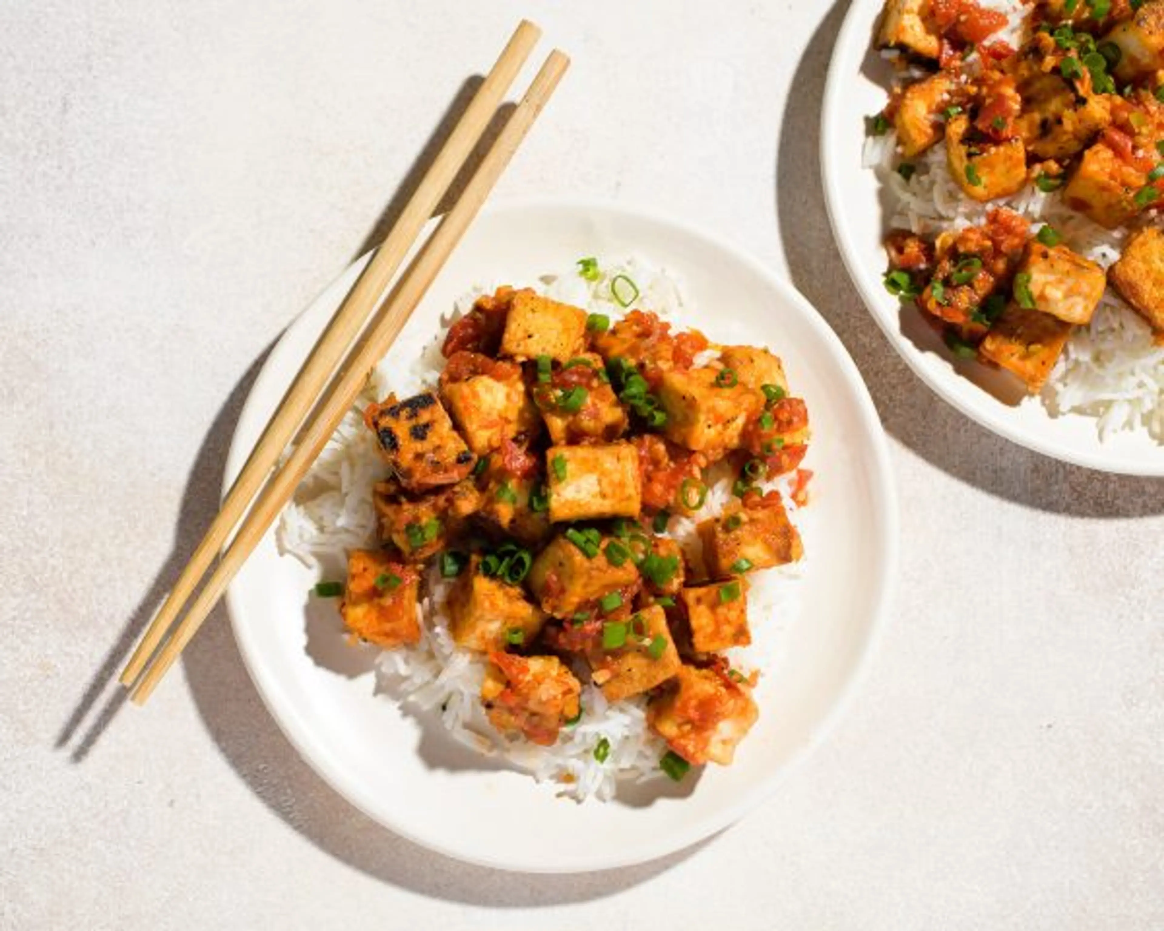 Vietnamese-Style Tofu with Gingery Tomato Sauce
