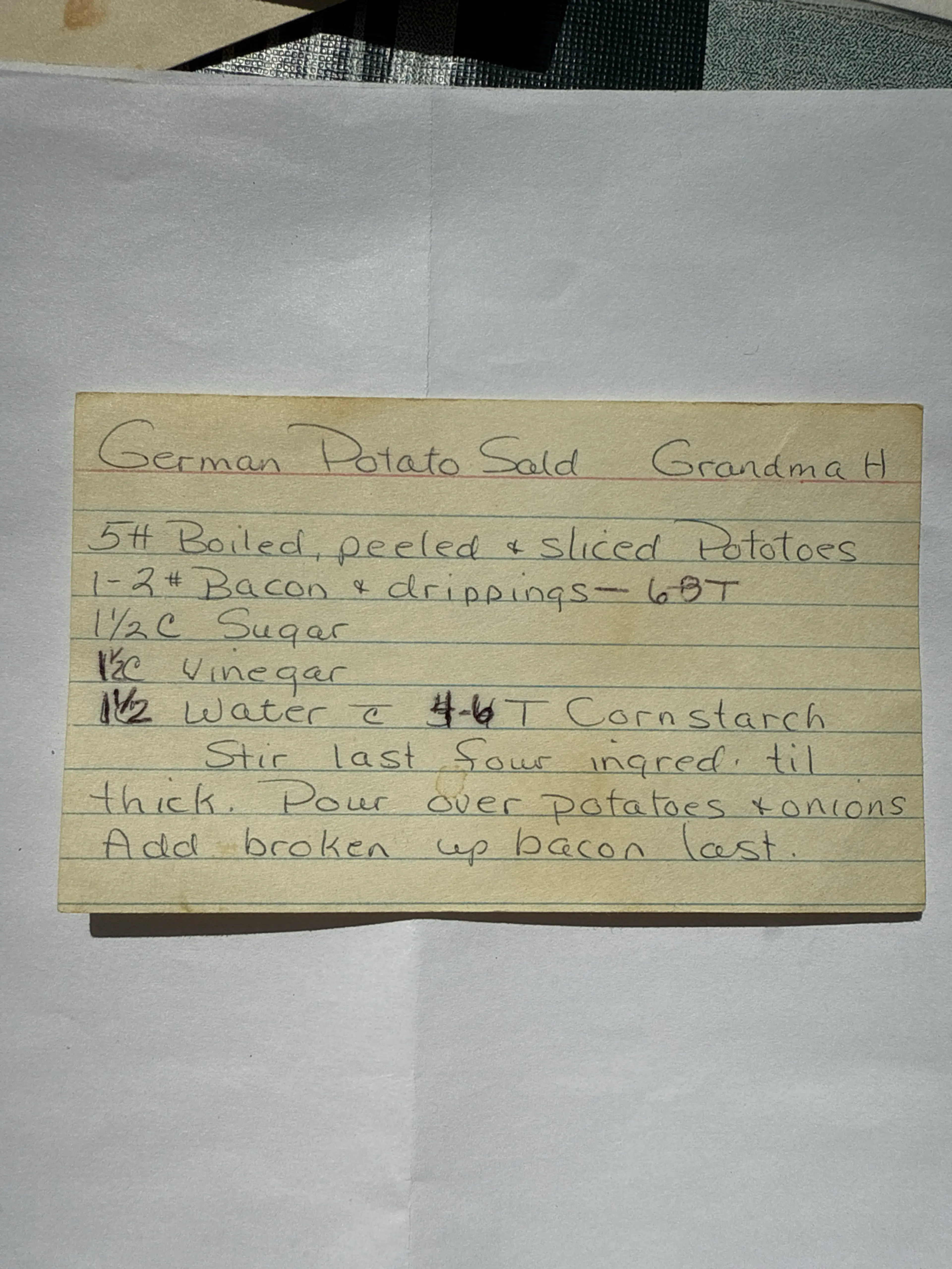 German Potato Salad