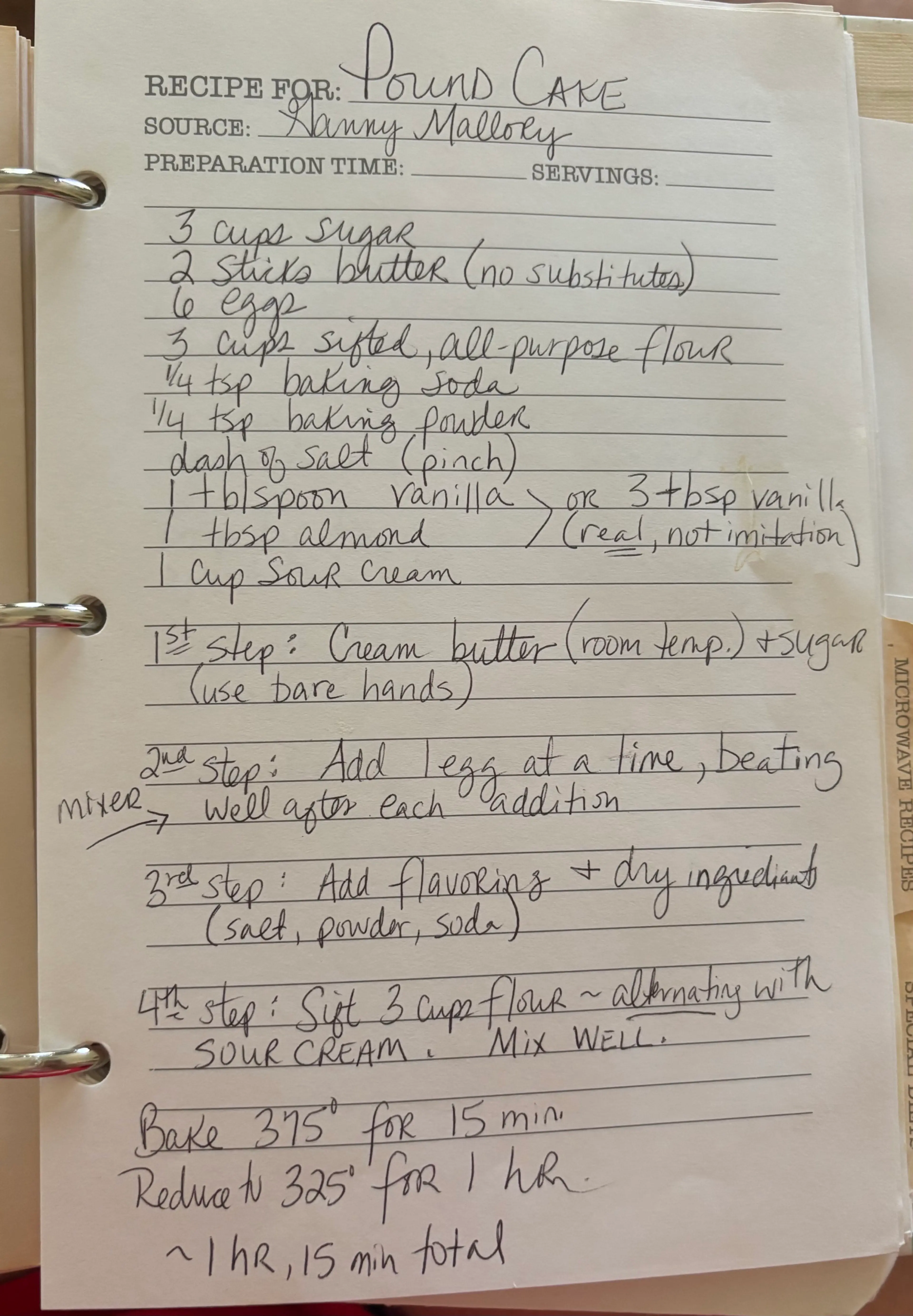 Grandmama’s Pound Cake