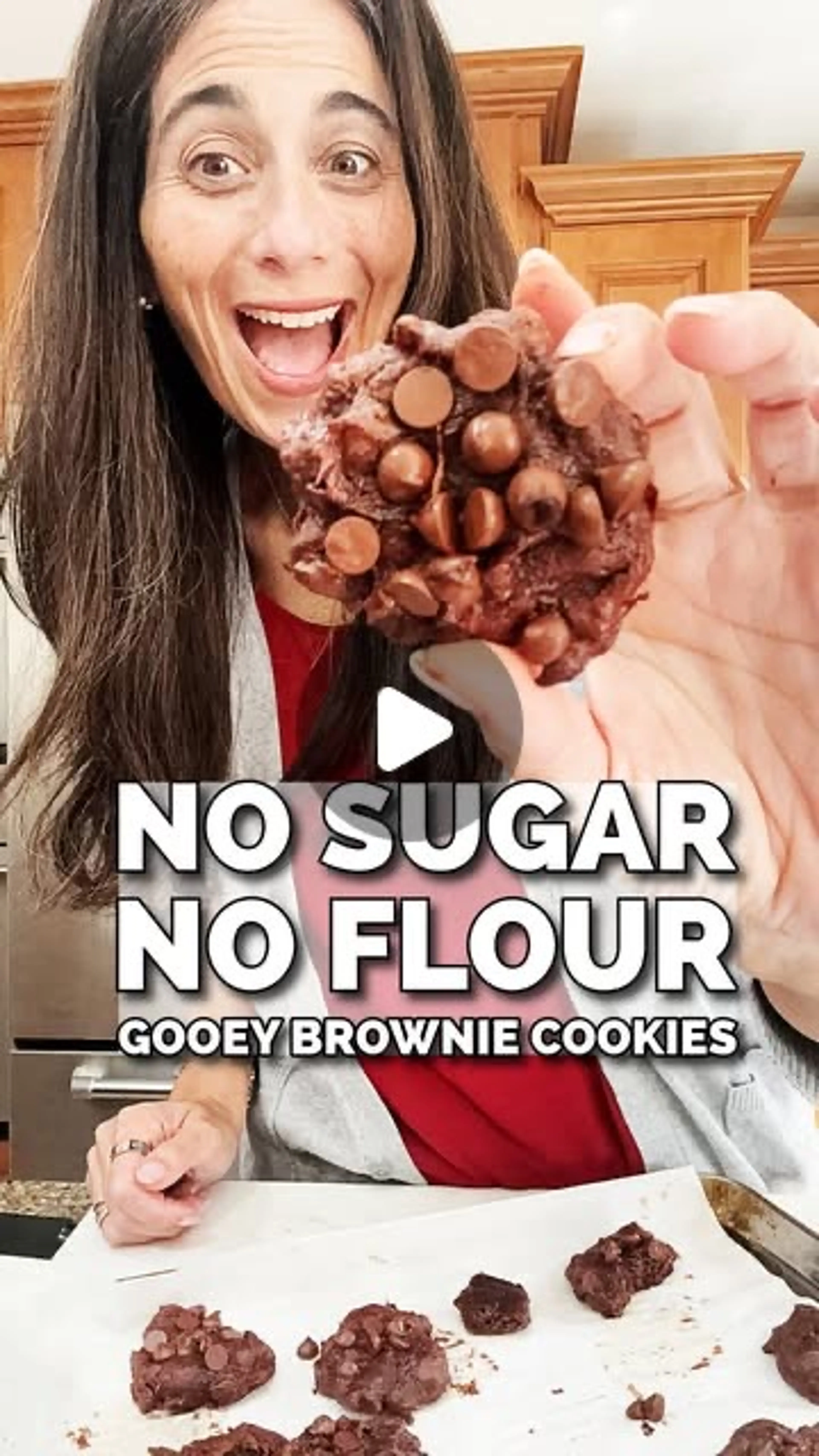 Healthy Chocolate Fudge Cookies