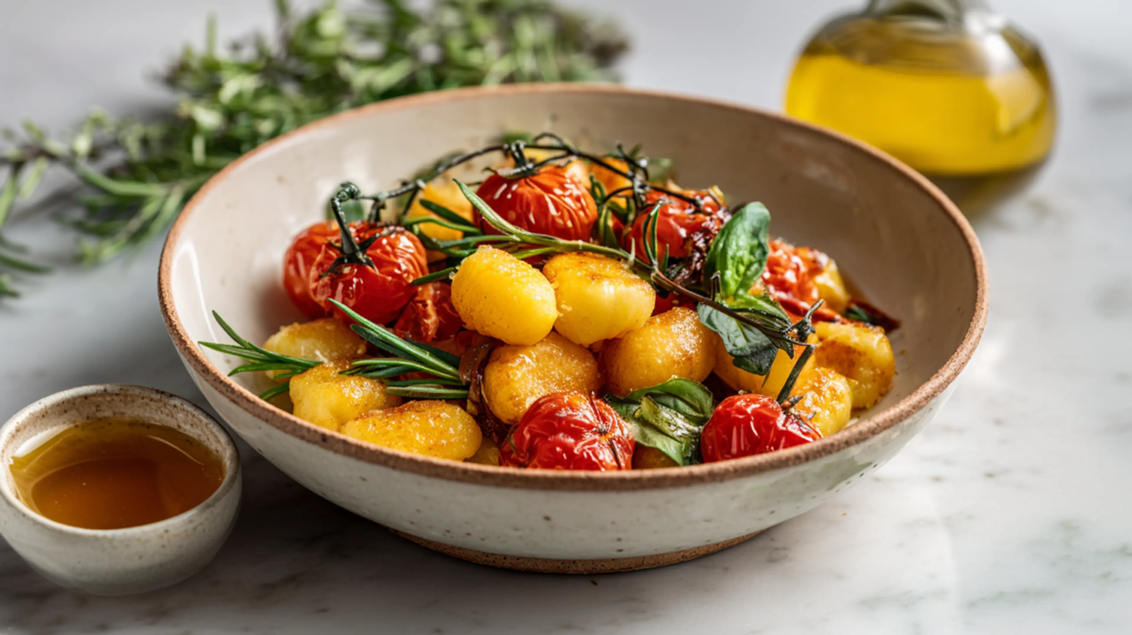 Parmesan-Gnocchi mit Honig-Tomaten