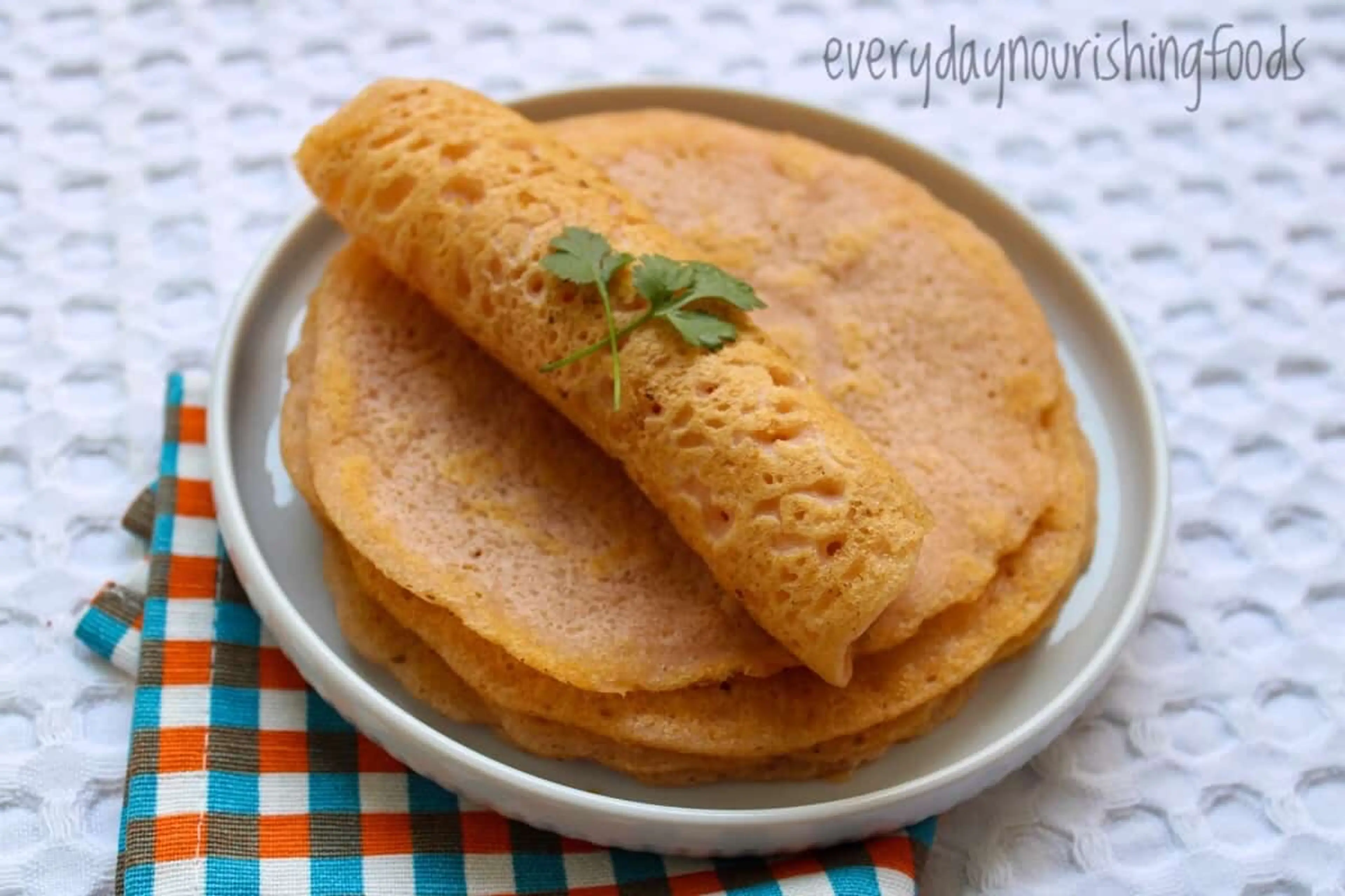 Easy lentil wraps (Vegan high protein red lentil tortillas)