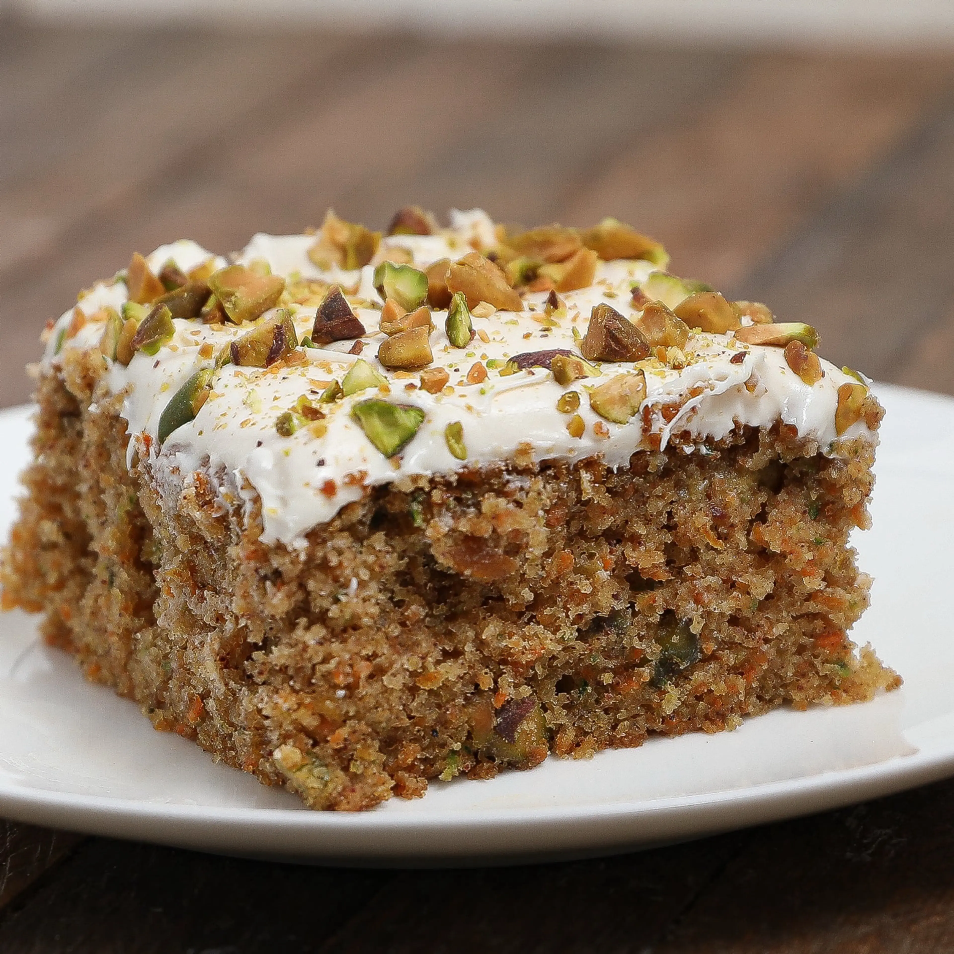 Zucchini Carrot Cake with Cream Cheese Frosting