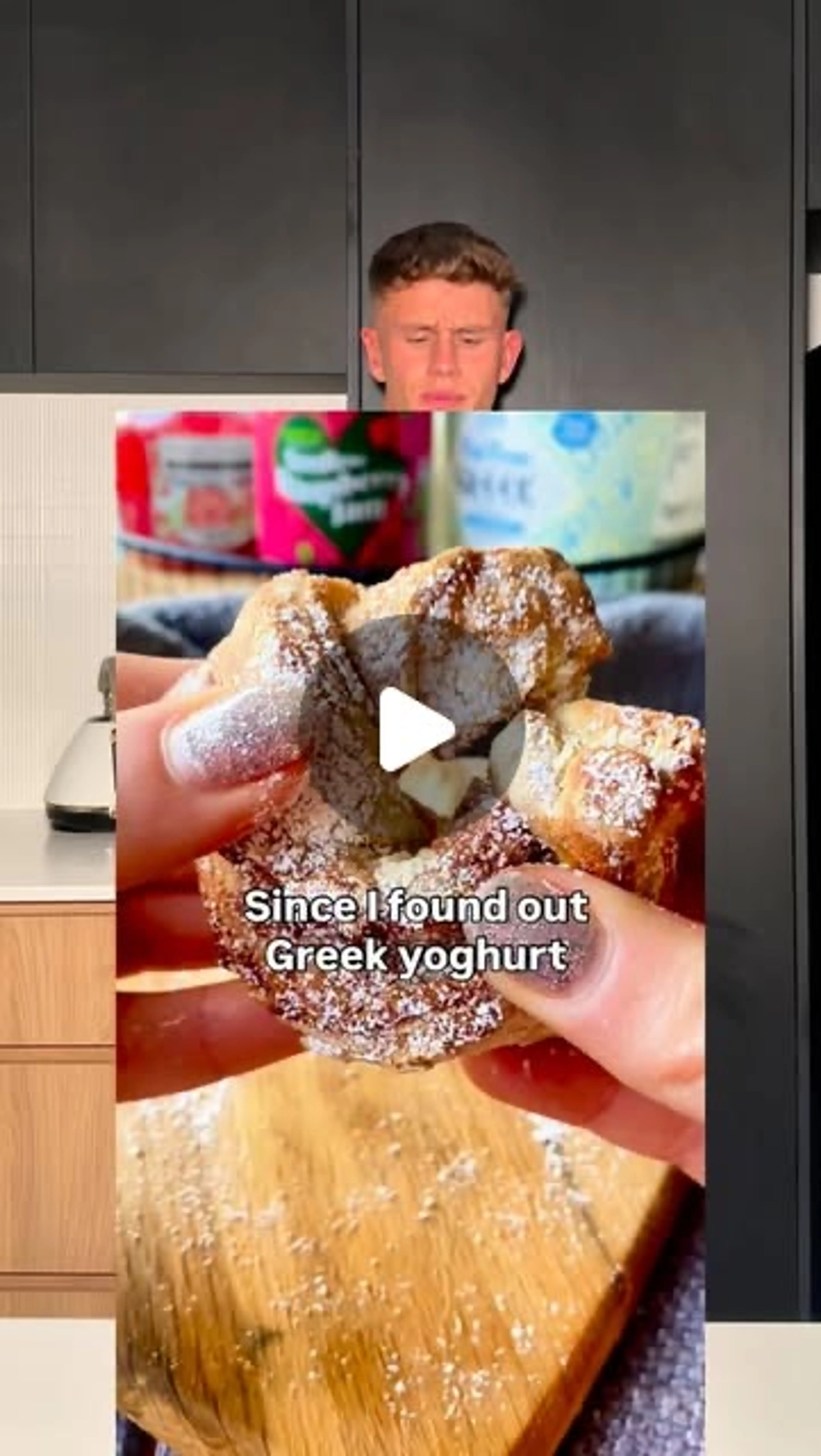 2 Ingredient Strawberry Yogurt Twists