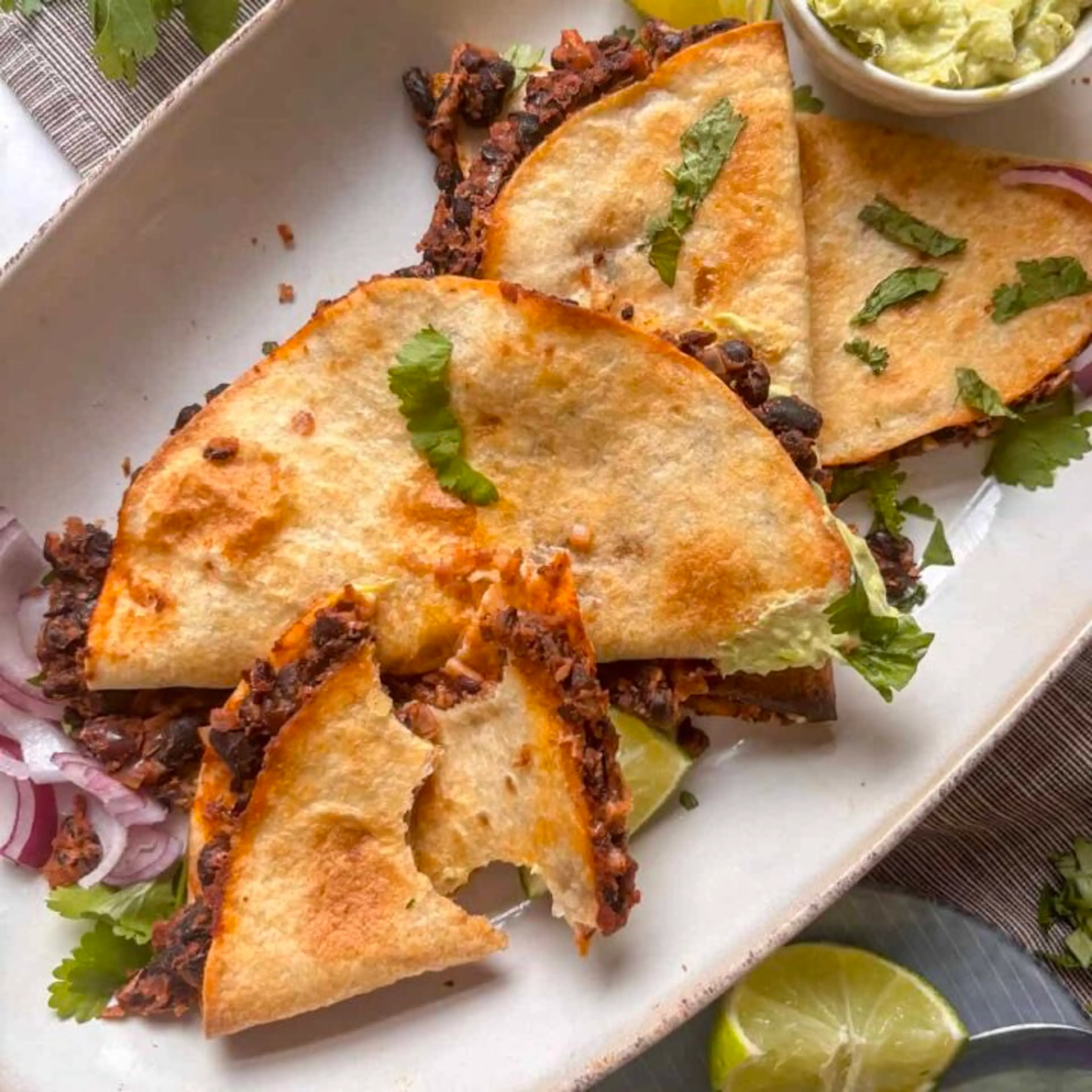 Crispy Baked Black Bean Tacos