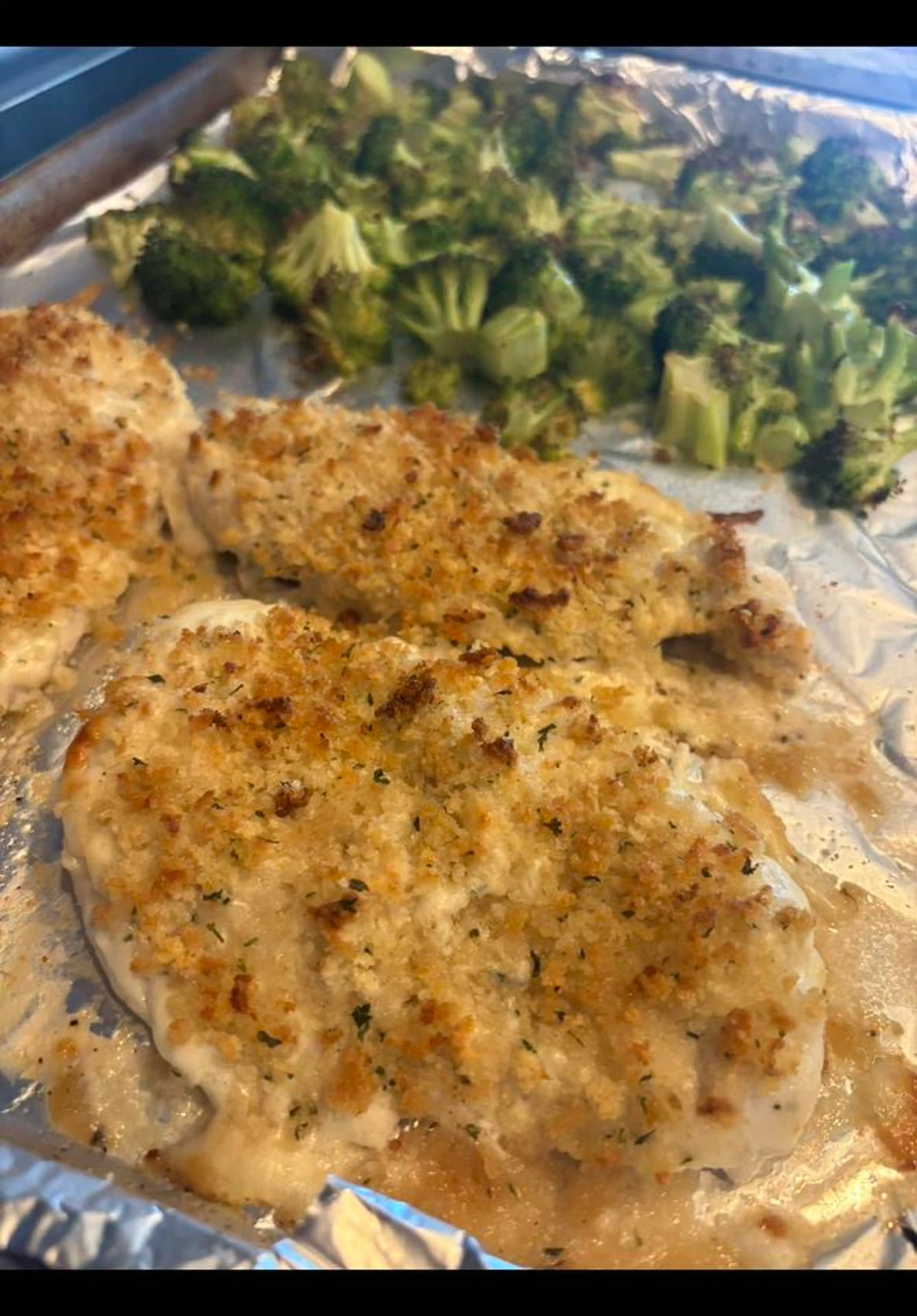 Crispy Boursin Sheet Pan Chicken