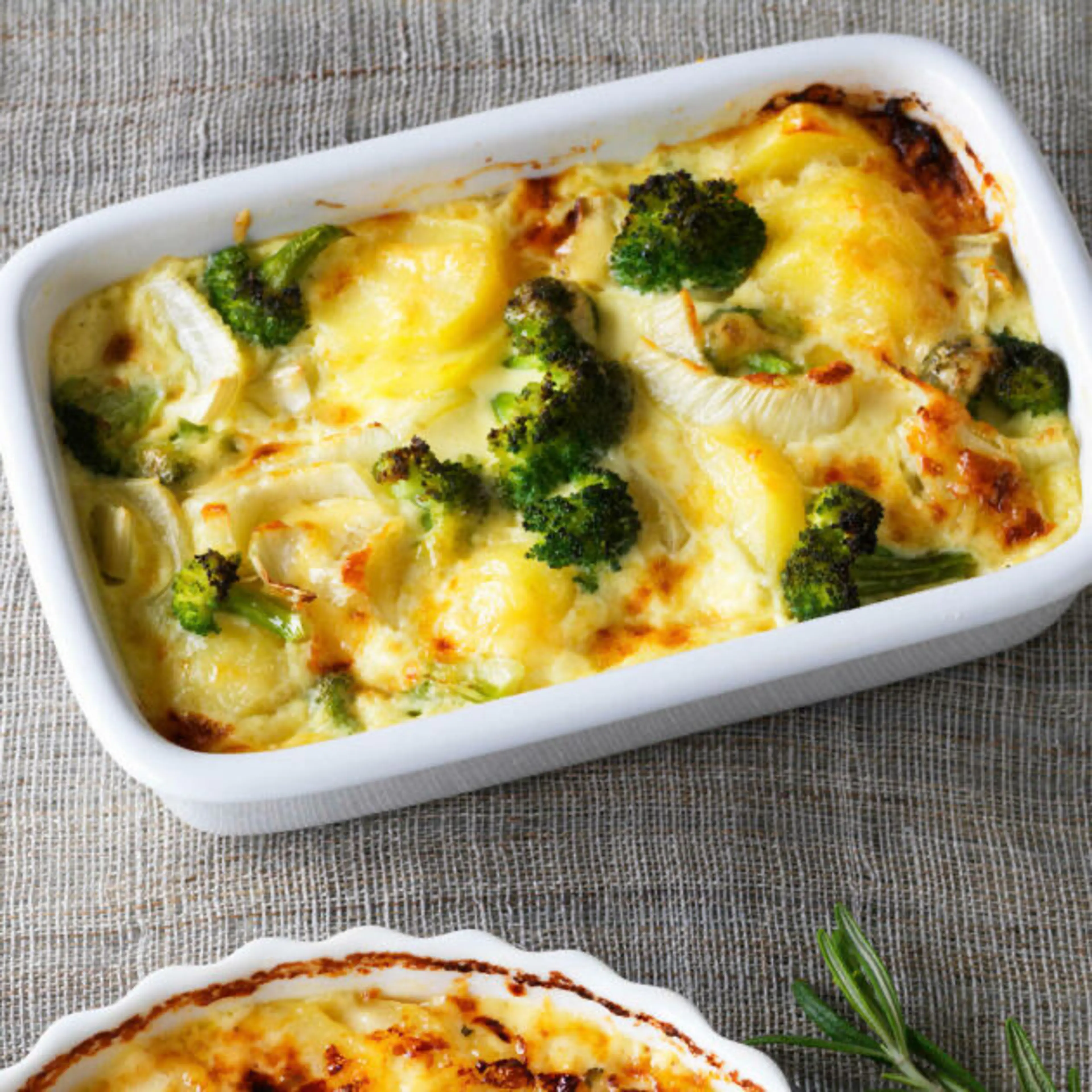 Vegetarischer Gemüseauflauf mit Fenchel & Brokkoli