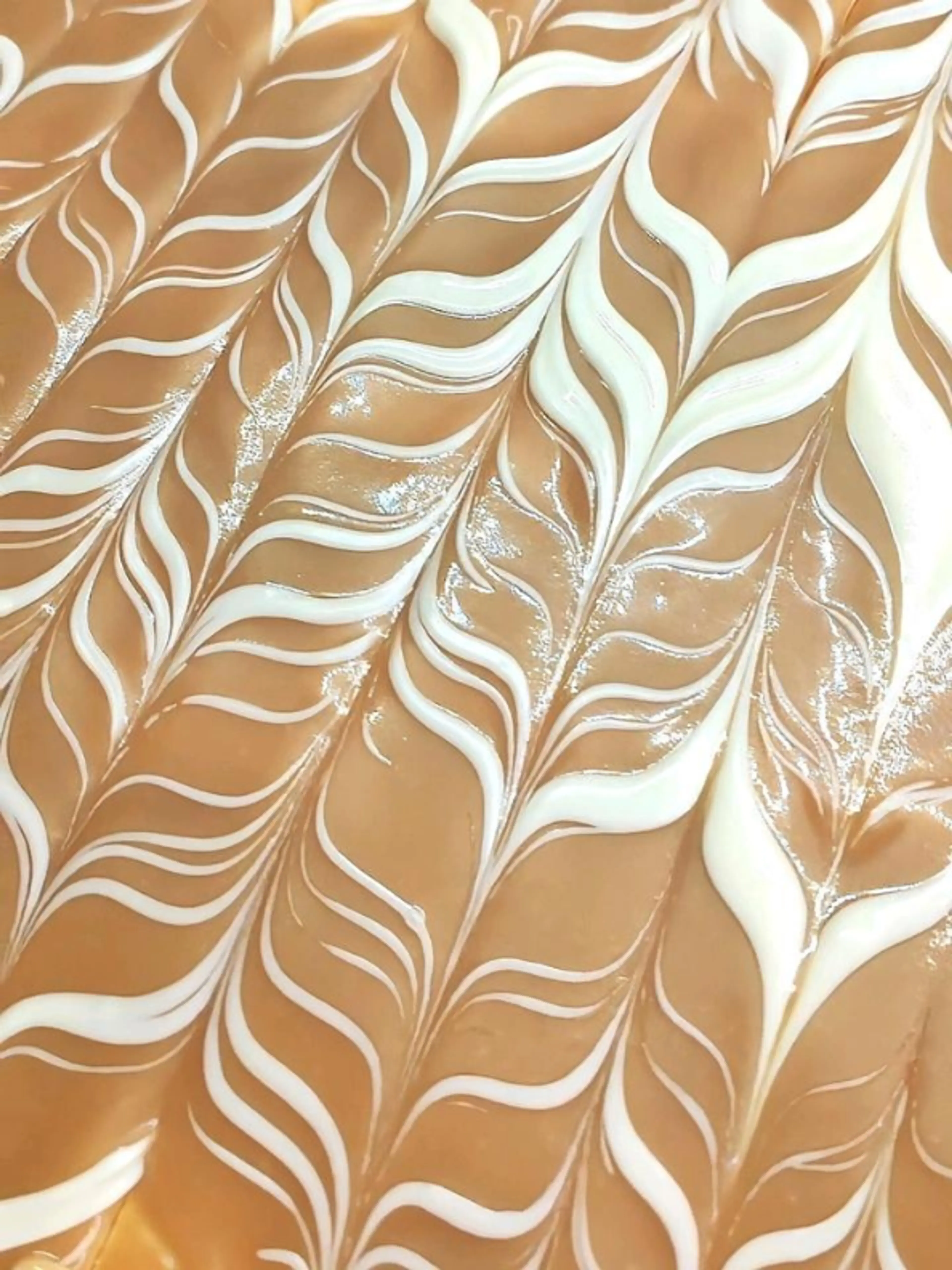 Valkosuklaa-kinuski Juustokakkupalat